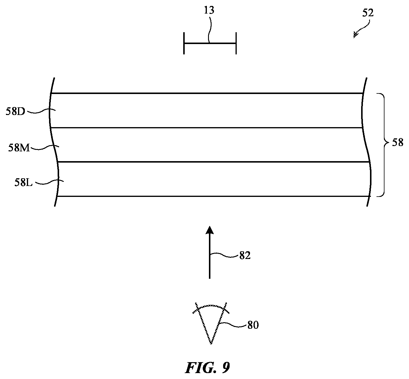 Patent US12619080 Figure 8 – Electronic devices with light-blocking fabrics