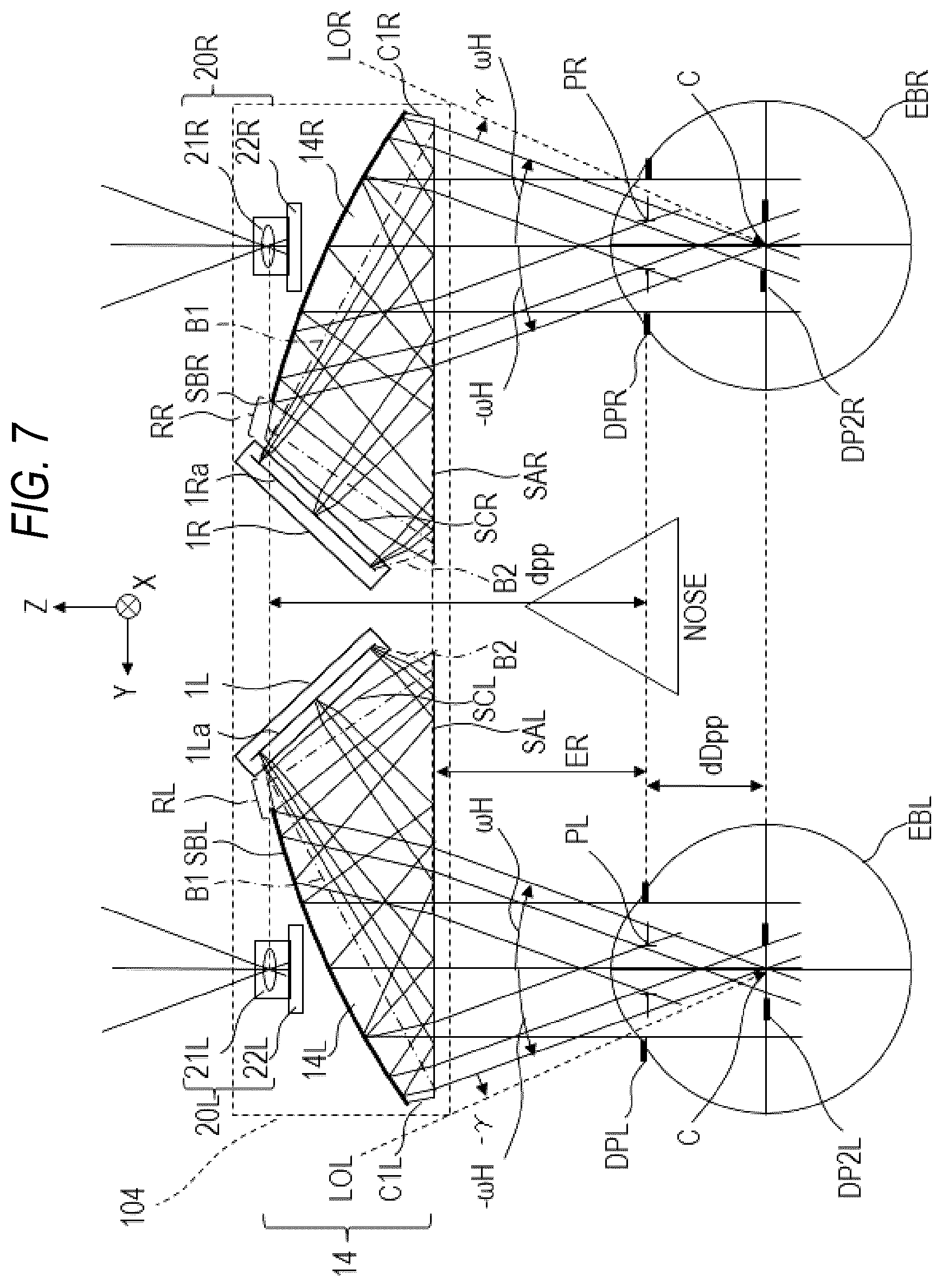 Patent US12619082 Figure 7 – Display apparatus
