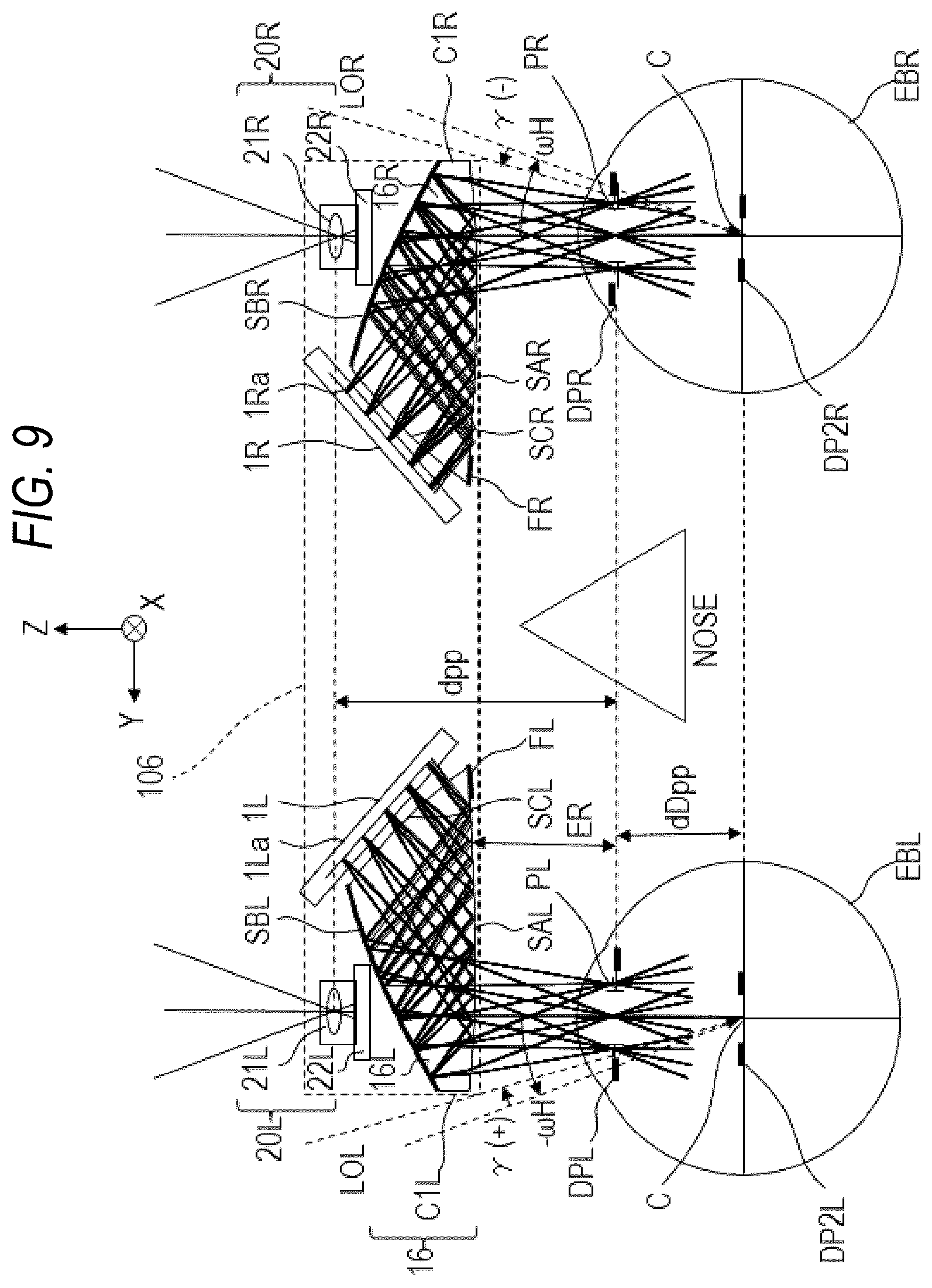 Patent US12619082 Figure 9 – Display apparatus