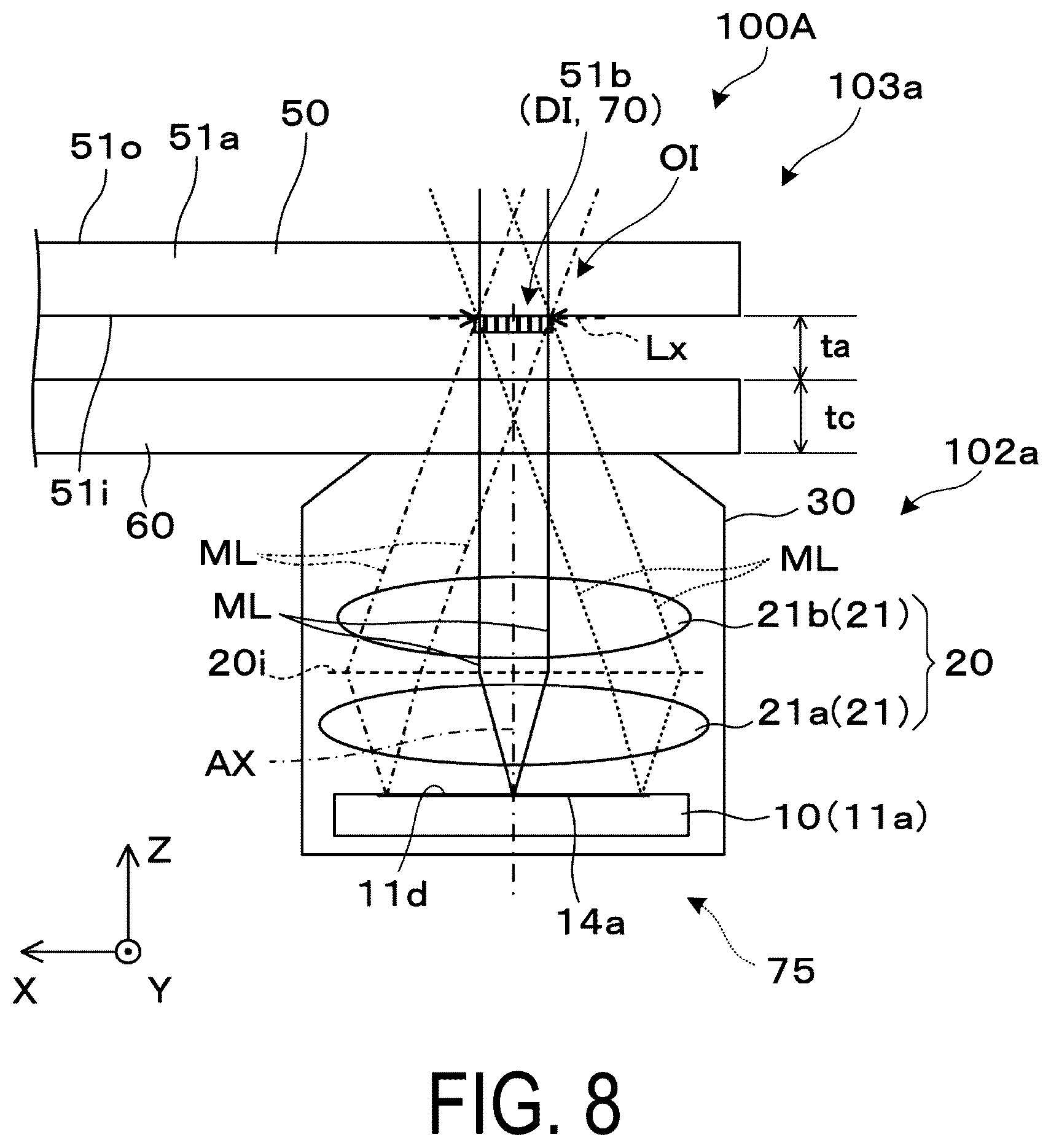 Patent US12619083 Figure 7 – Virtual-image display device and optical unit