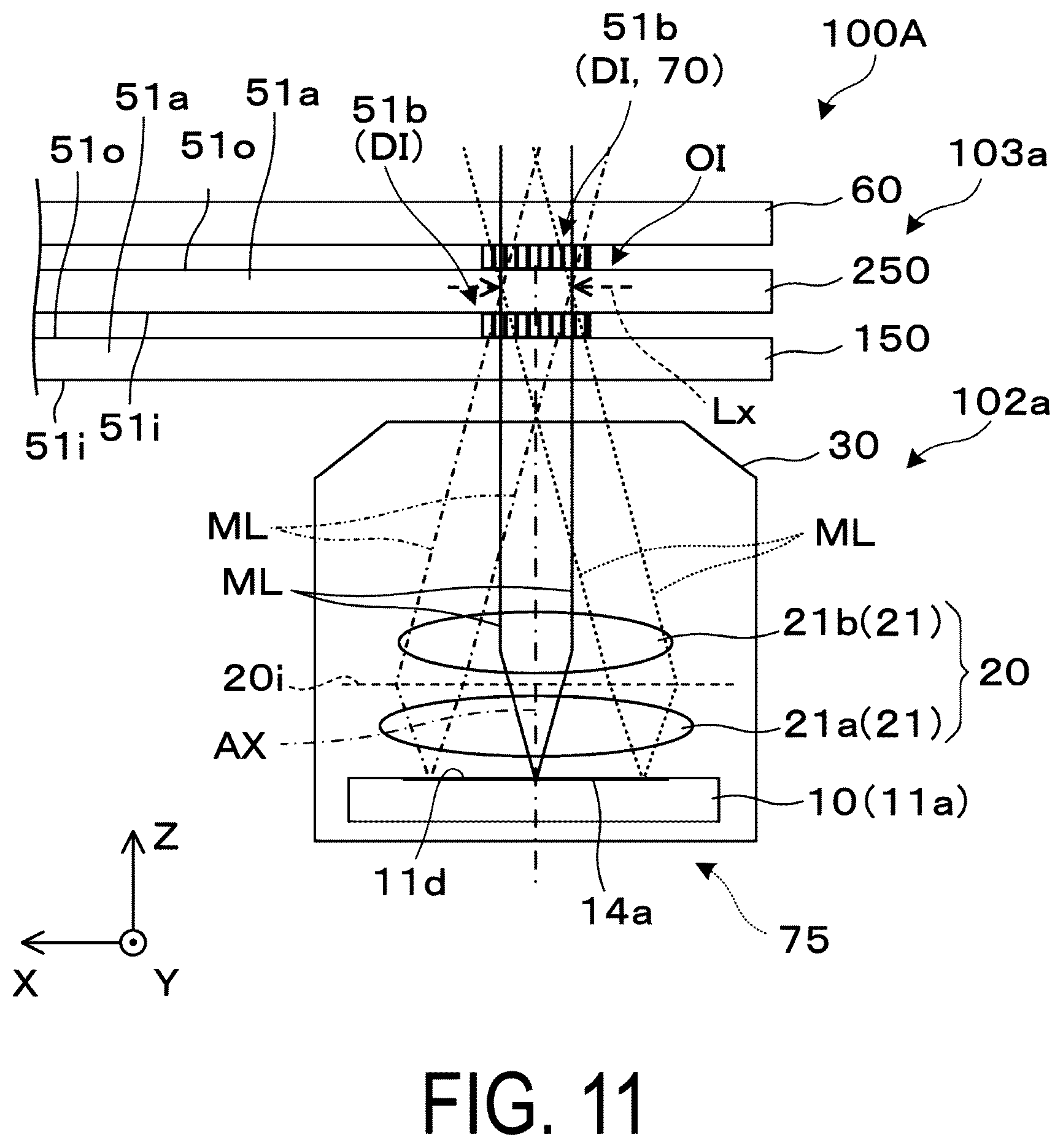 Patent US12619083 Figure 10 – Virtual-image display device and optical unit