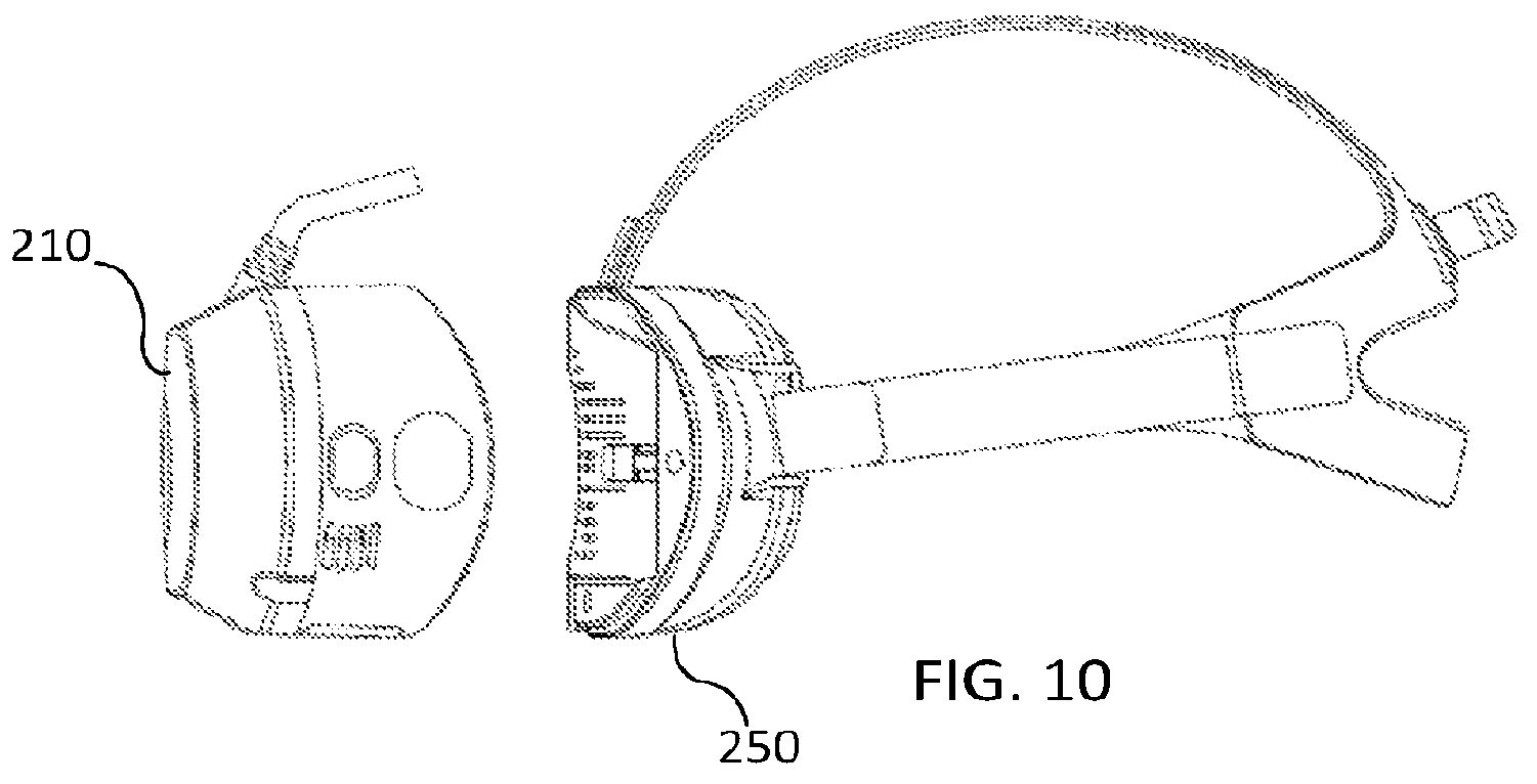 Patent US12619084 Figure 8 – Head-mounted display for public use