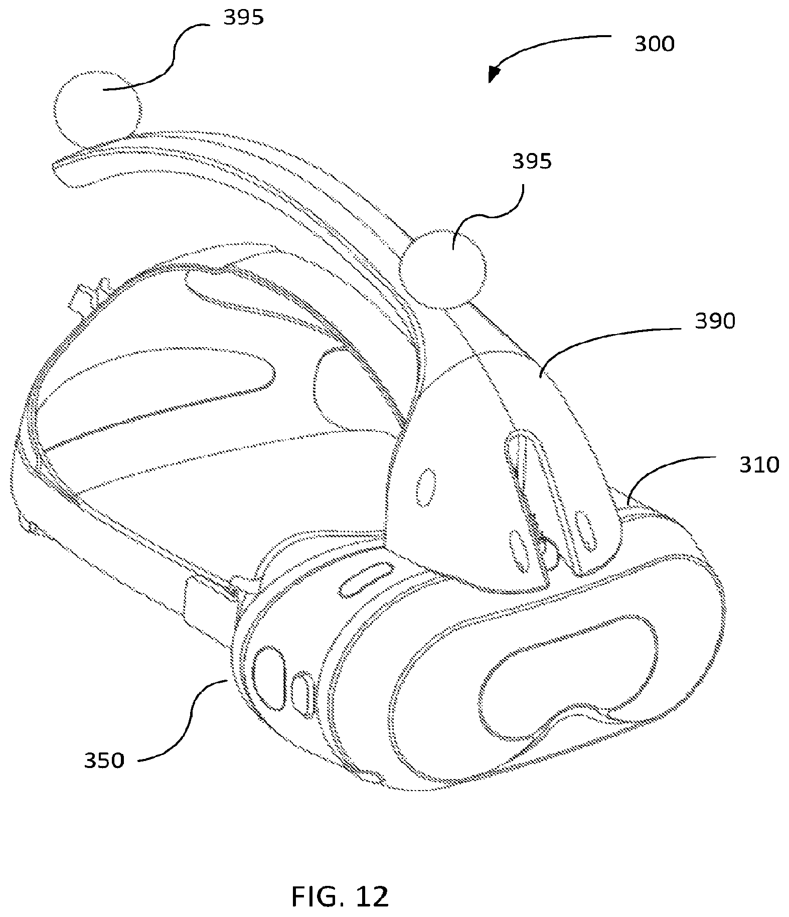 Patent US12619084 Figure 10 – Head-mounted display for public use
