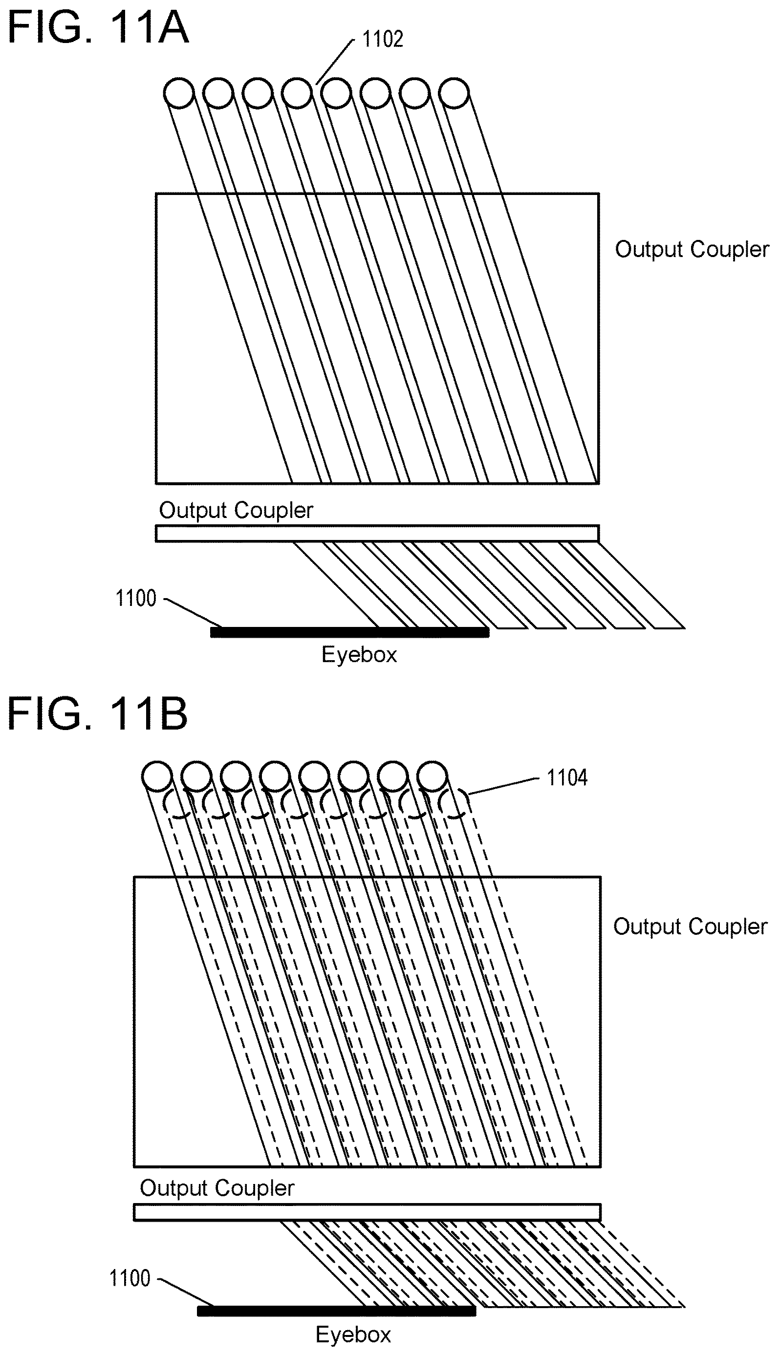 Patent US12619086 Figure 11 – Near-eye display systems utilizing an array of projectors