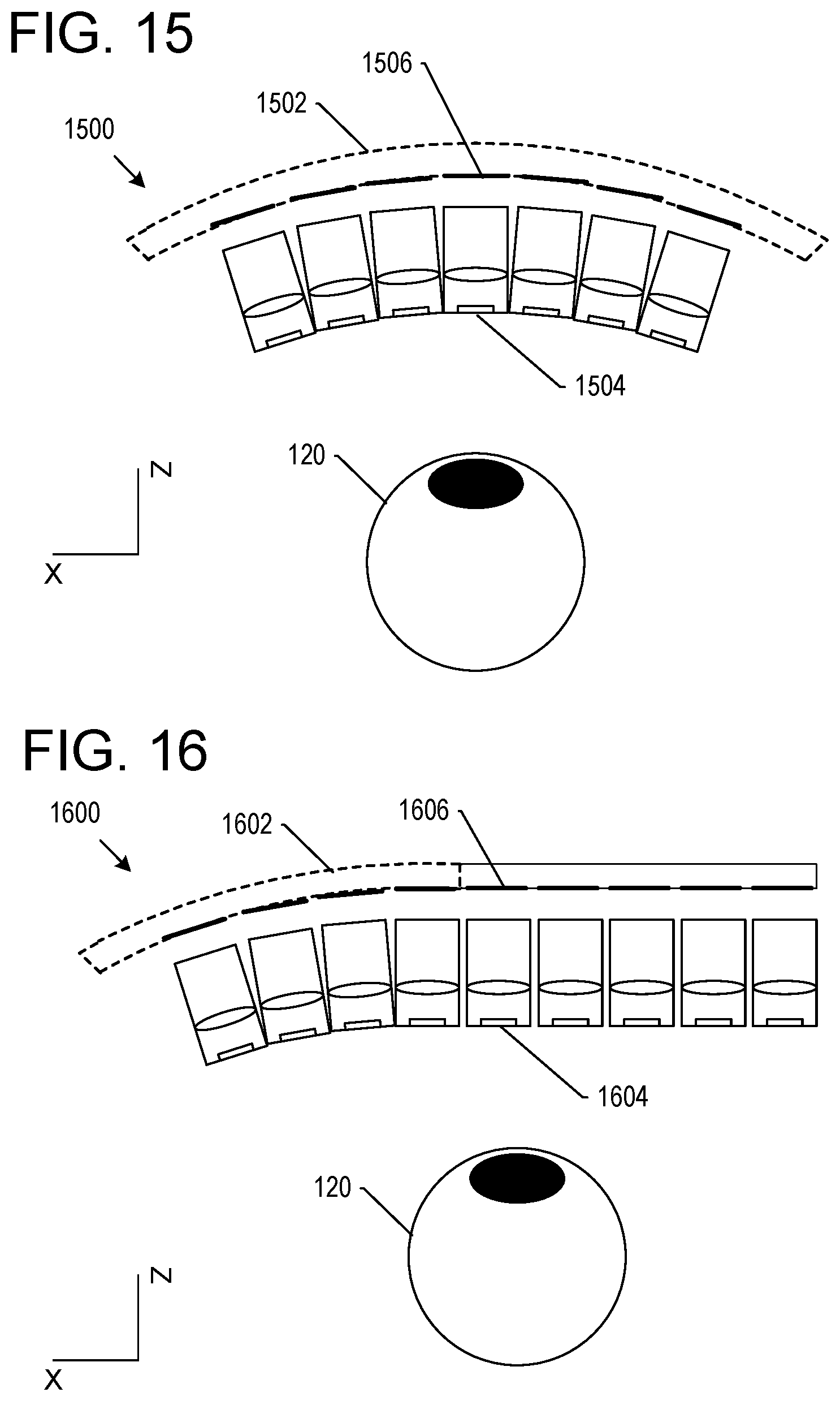 Patent US12619086 Figure 15 – Near-eye display systems utilizing an array of projectors