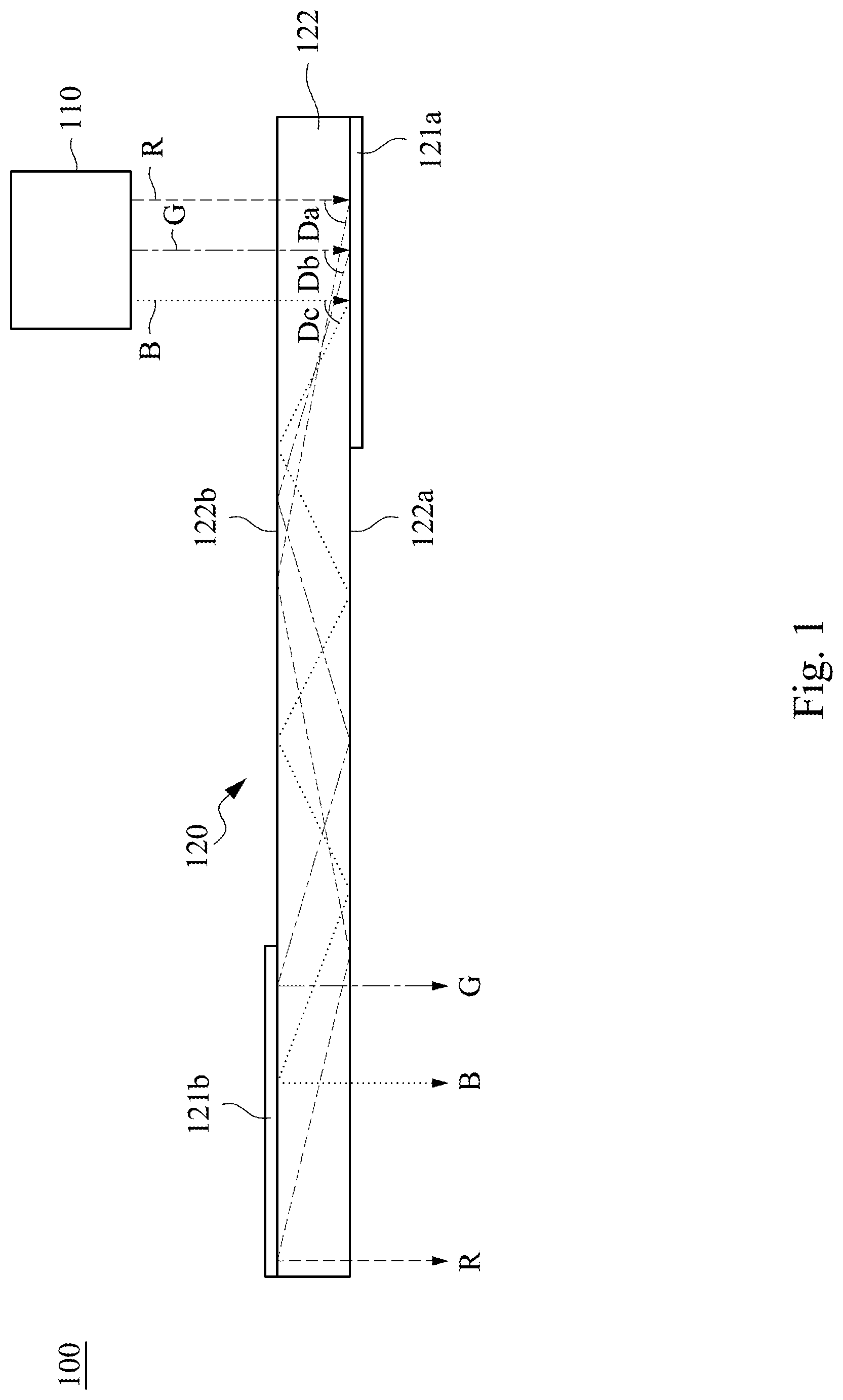 Patent US12619087 — Method of manufacturing optical element and projection device — Figure 1