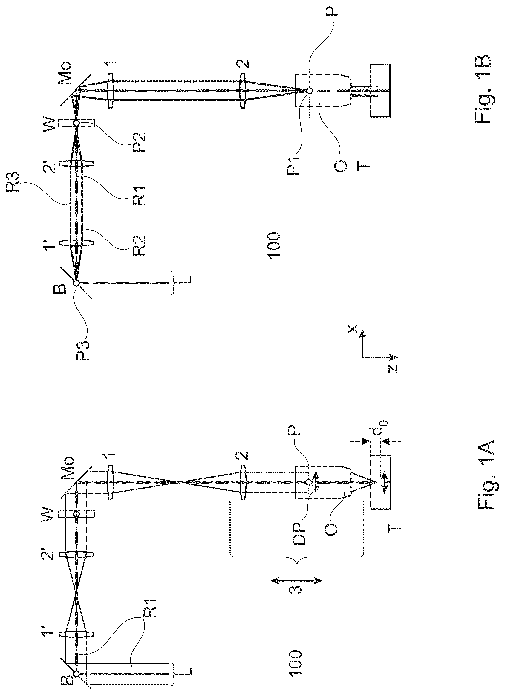 Patent US12619090 Figure 1 – Multibeam 3-D focus generator