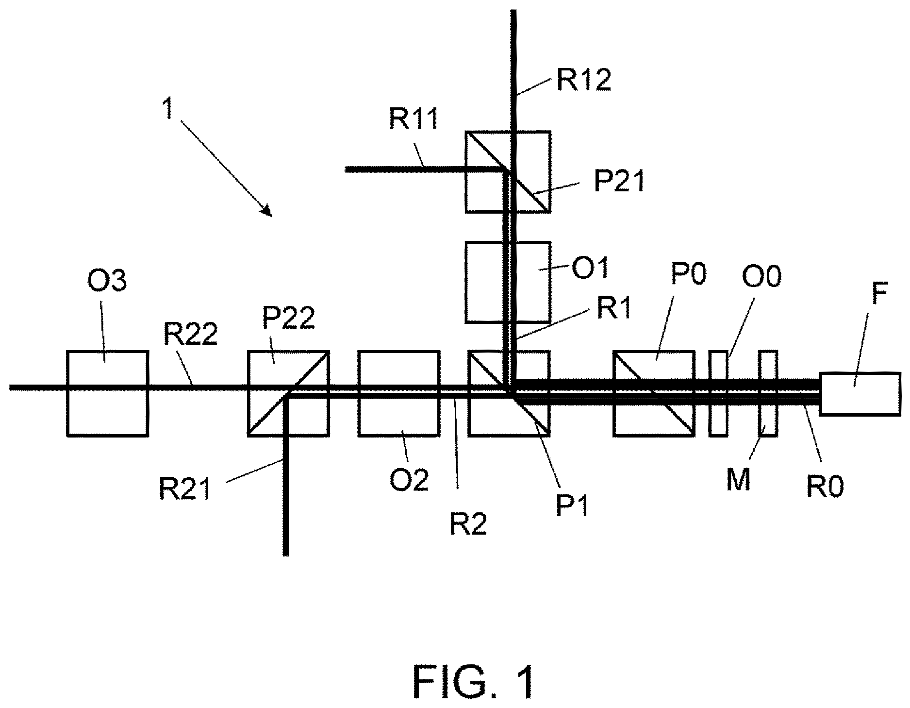 Patent US12619092 Figure 1 – Spectral splitter device