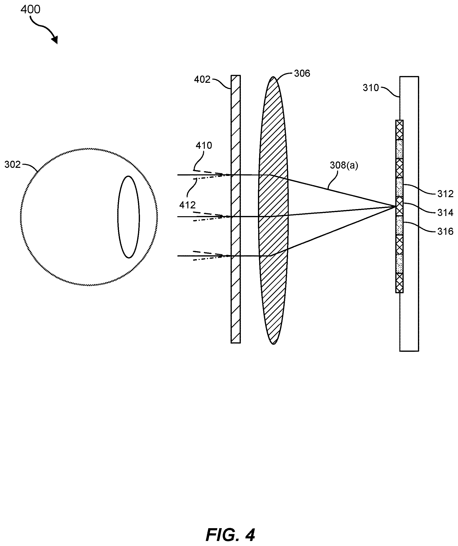 Patent US12619094 Figure 4 – Systems and methods for increasing display system fill factor