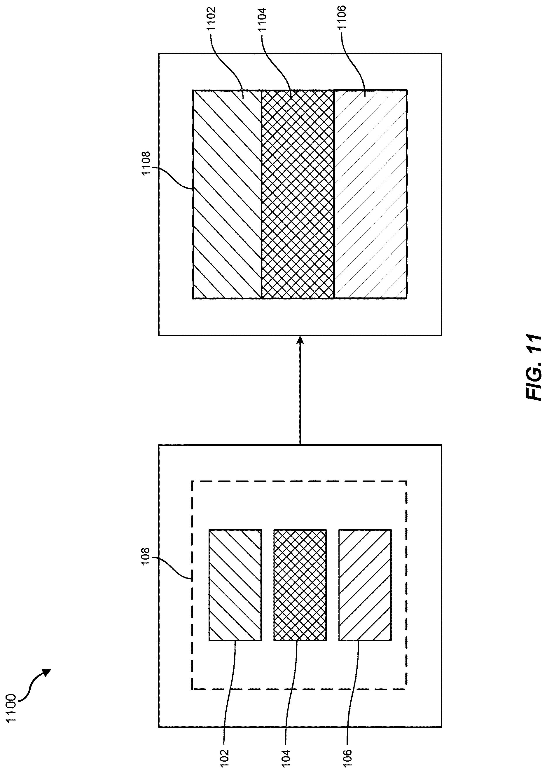 Patent US12619094 Figure 11 – Systems and methods for increasing display system fill factor
