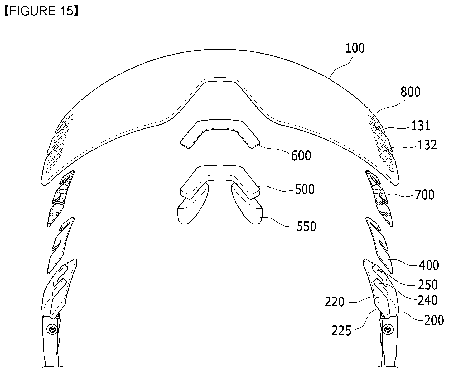 Patent US12619097 Figure 8 – Eyewear