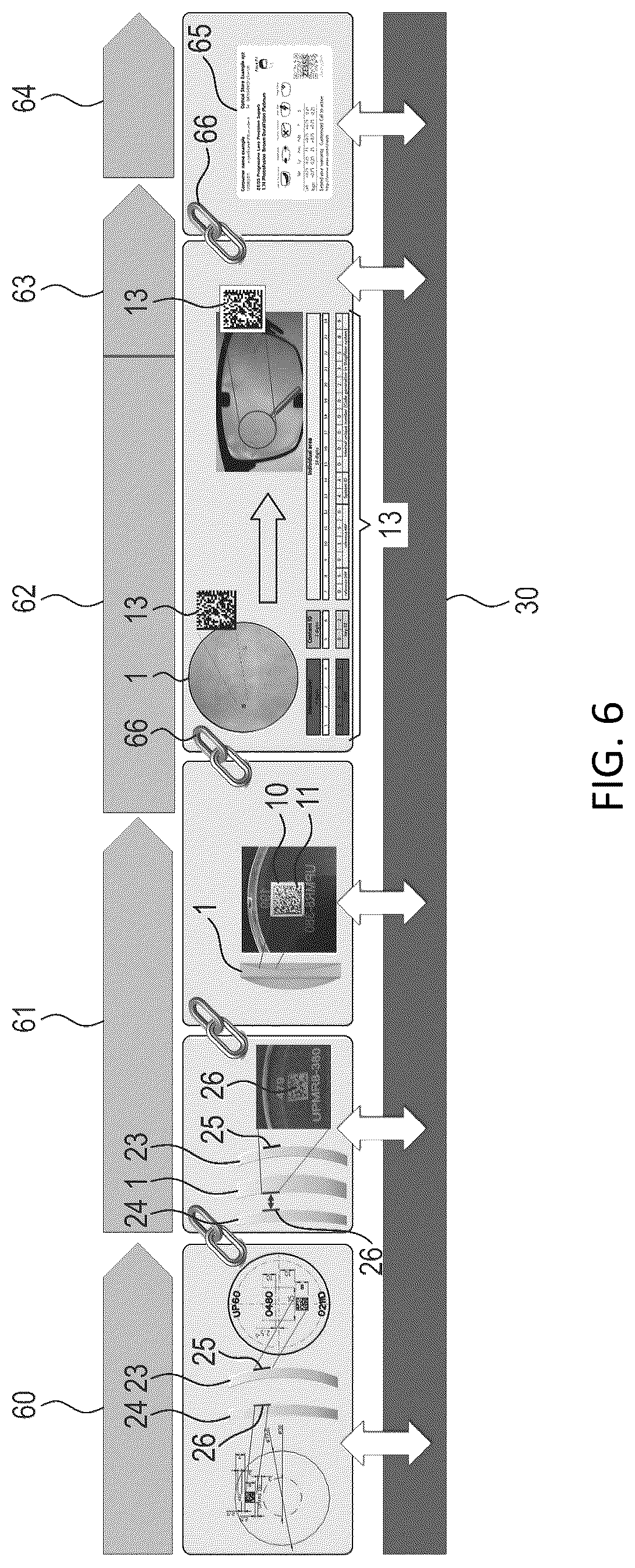 Patent US12619101 Figure 4 – Method for producing a semi-finished spectacle lens and semi-finished spectacle lens
