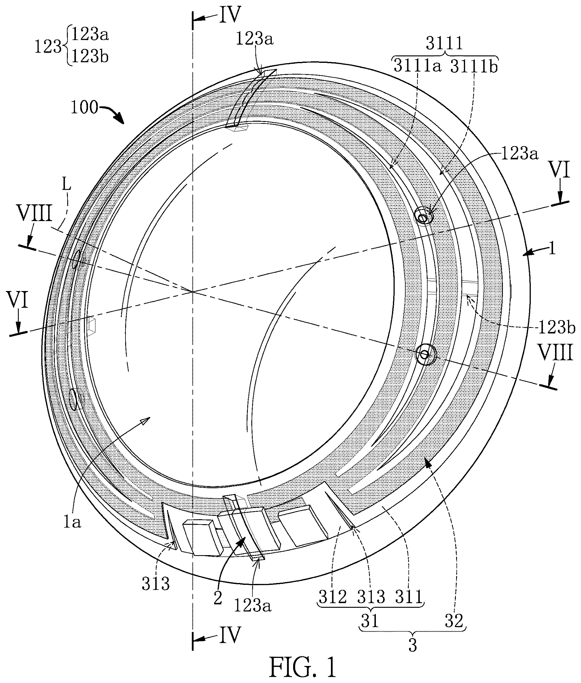 Patent US12619105 — Contact lens — Figure 1