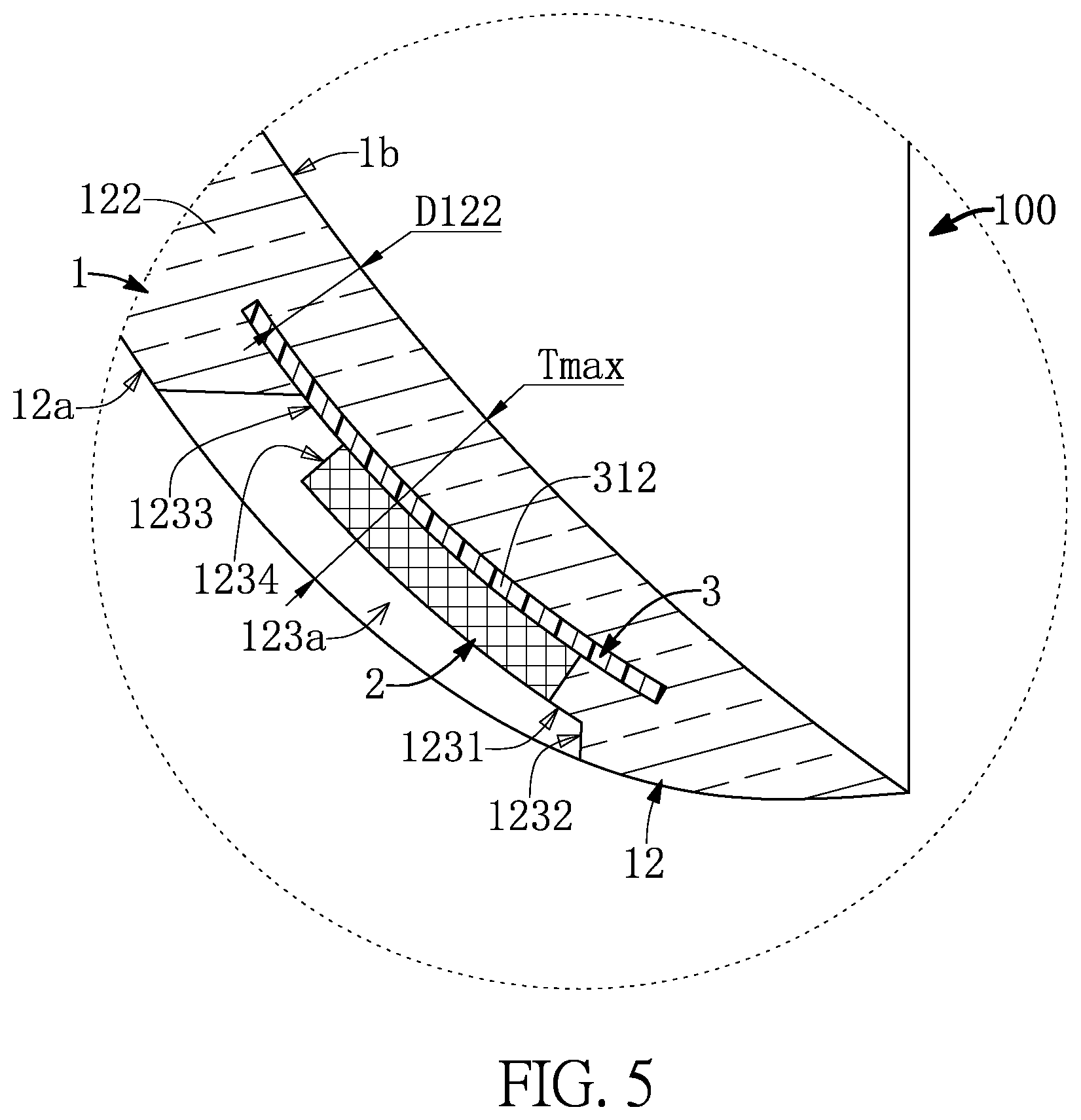 Patent US12619105 Figure 5 – Contact lens