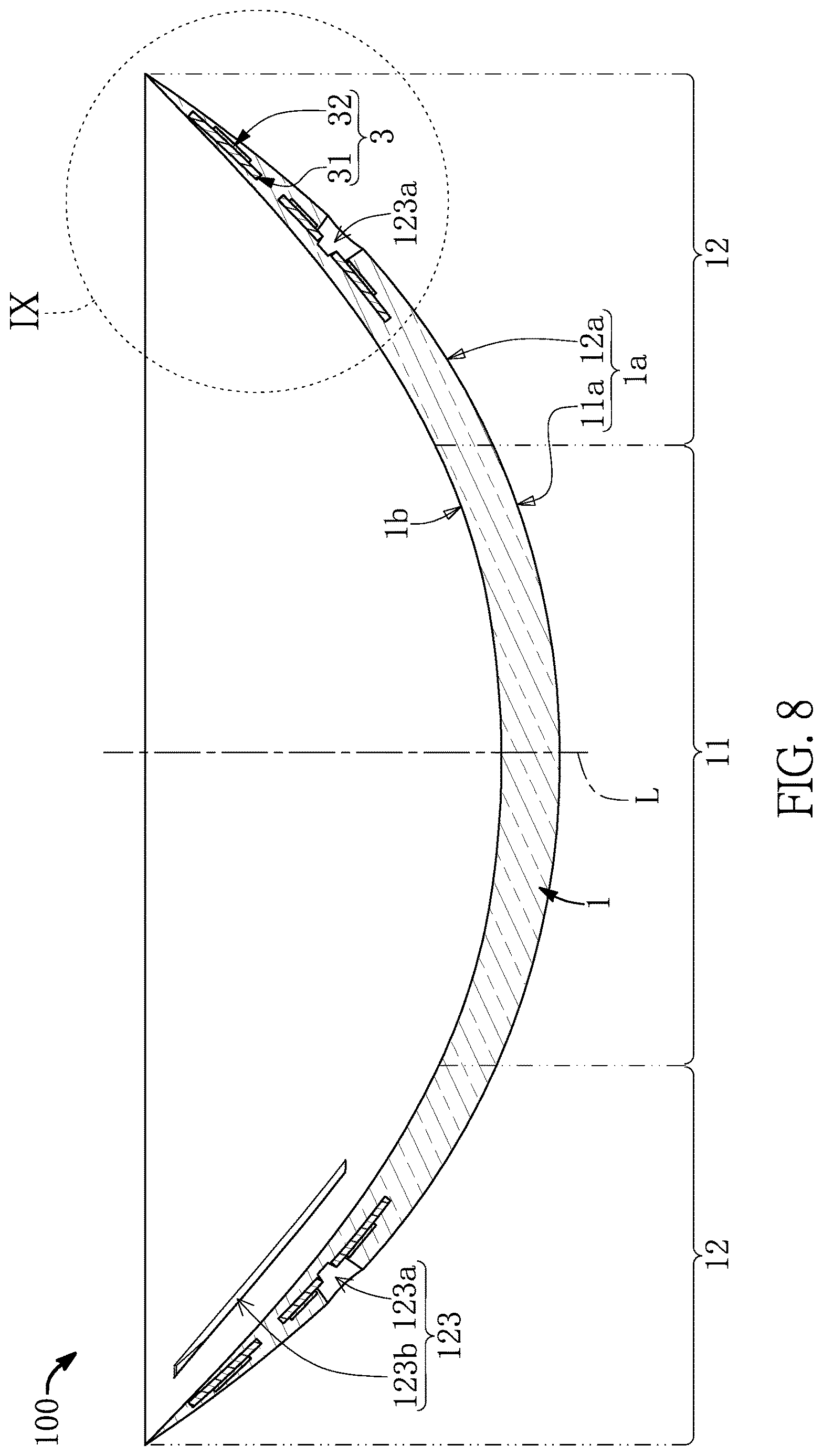 Patent US12619105 Figure 8 – Contact lens