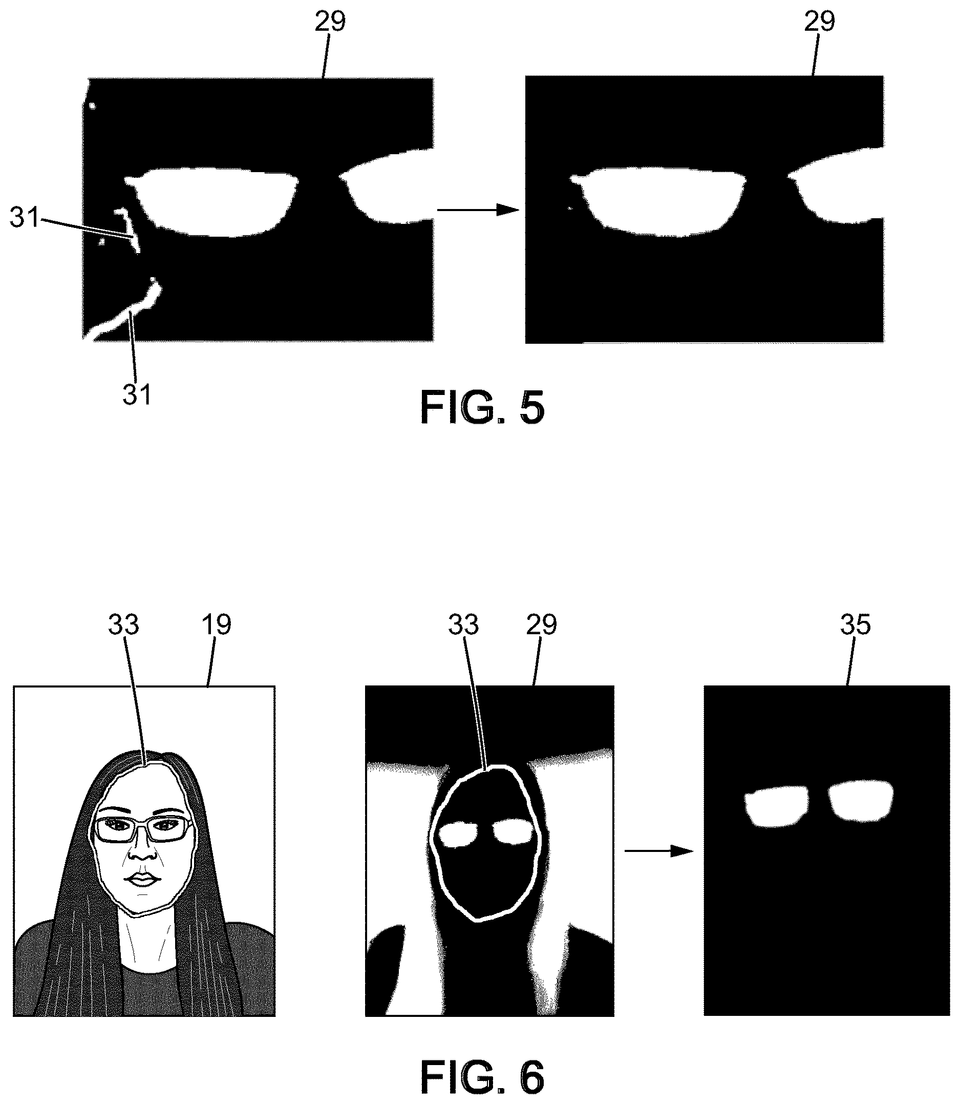 Patent US12619107 Figure 5 – Photography and thermography combining method of obtaining a fitting parameter to fit an ophthalmic lens into a spectacle frame