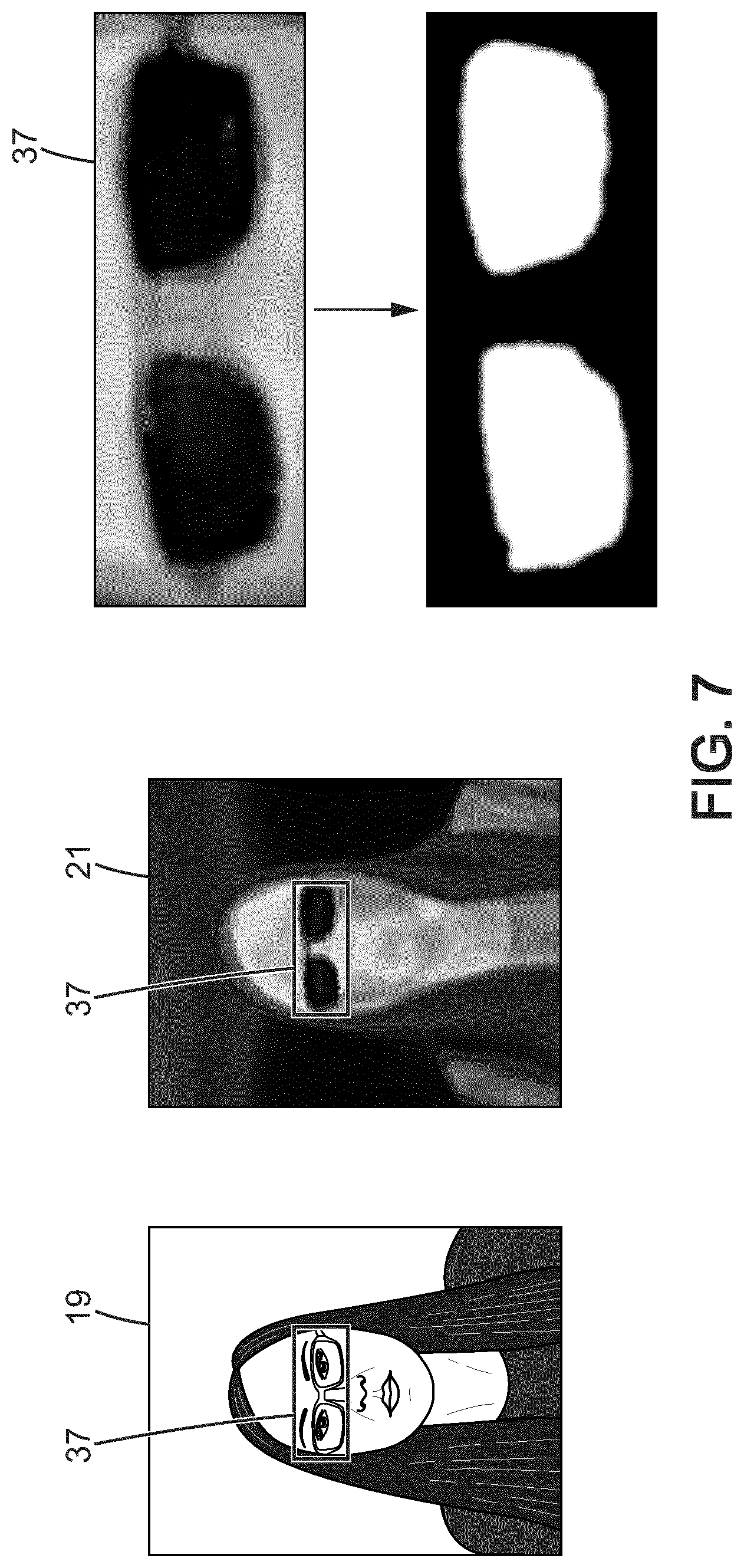 Patent US12619107 Figure 6 – Photography and thermography combining method of obtaining a fitting parameter to fit an ophthalmic lens into a spectacle frame
