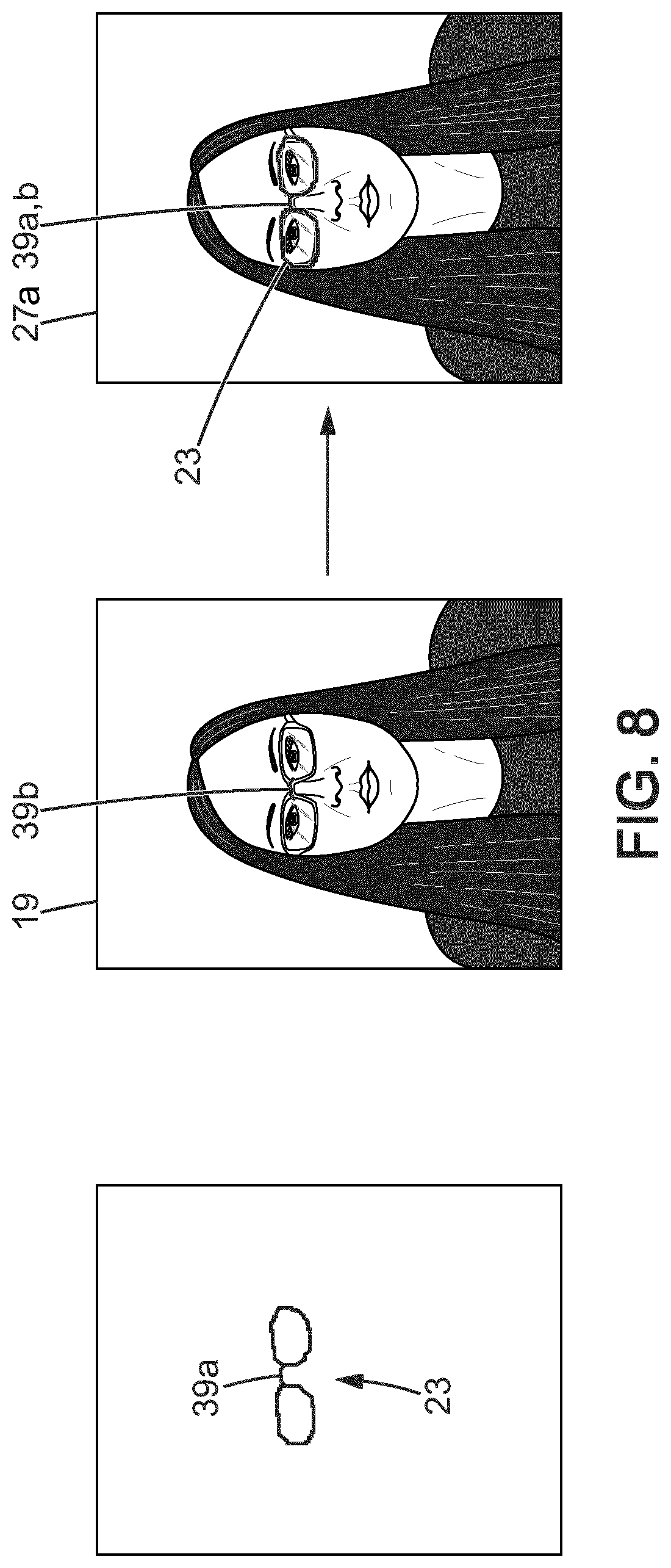 Patent US12619107 Figure 7 – Photography and thermography combining method of obtaining a fitting parameter to fit an ophthalmic lens into a spectacle frame