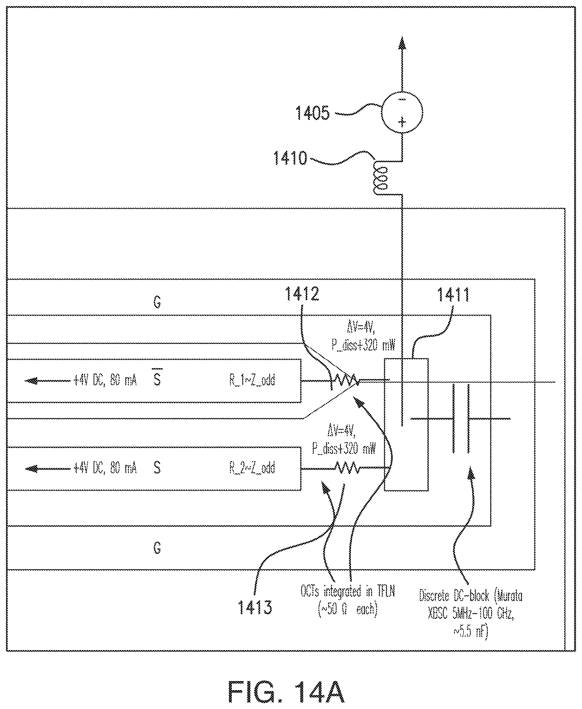 Patent US12619109 Figure 13 – Differential drive modulator structures for a linear electro-optic platform
