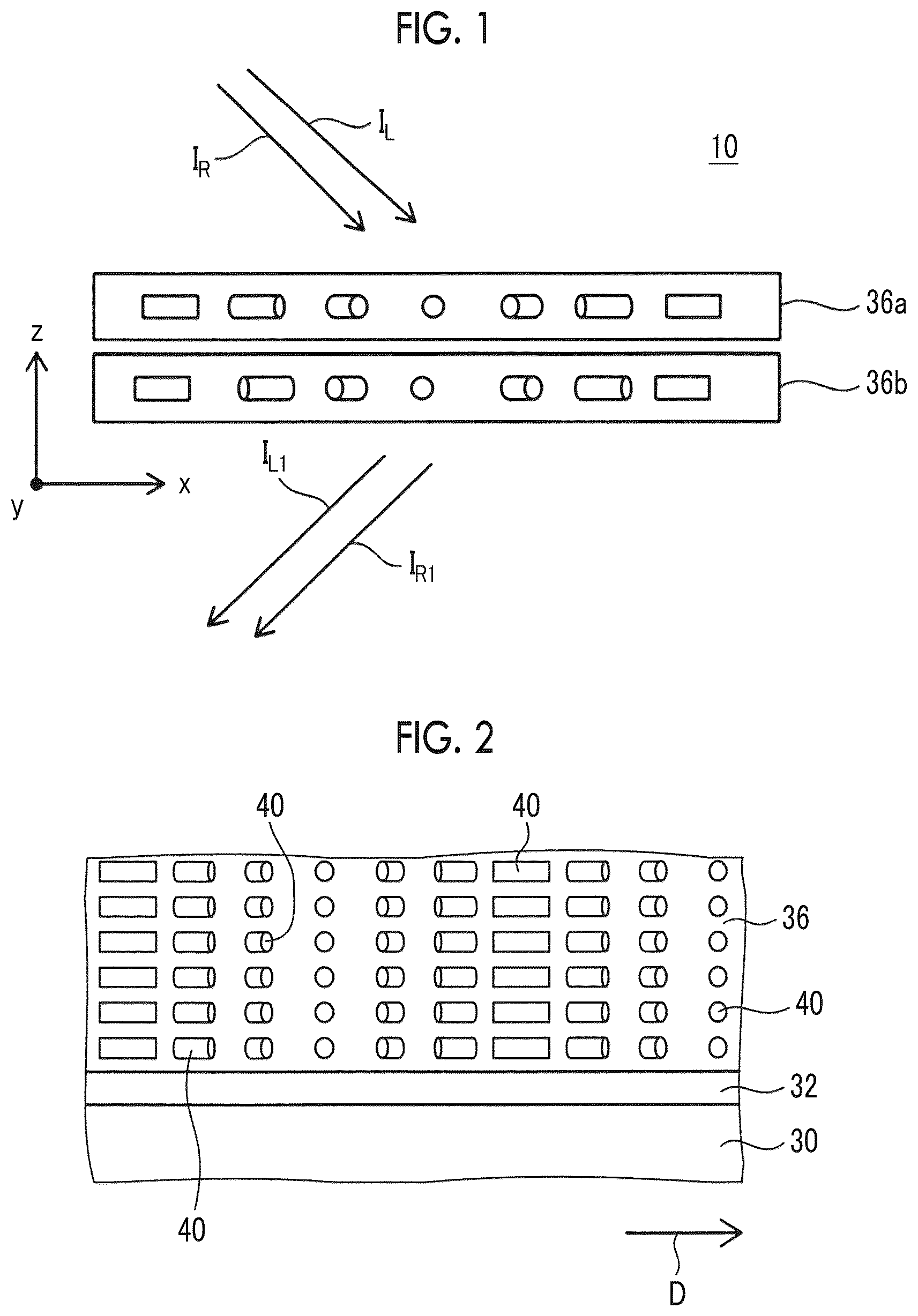 Patent US12619113 Figure 1 – Transmissive liquid crystal diffraction element
