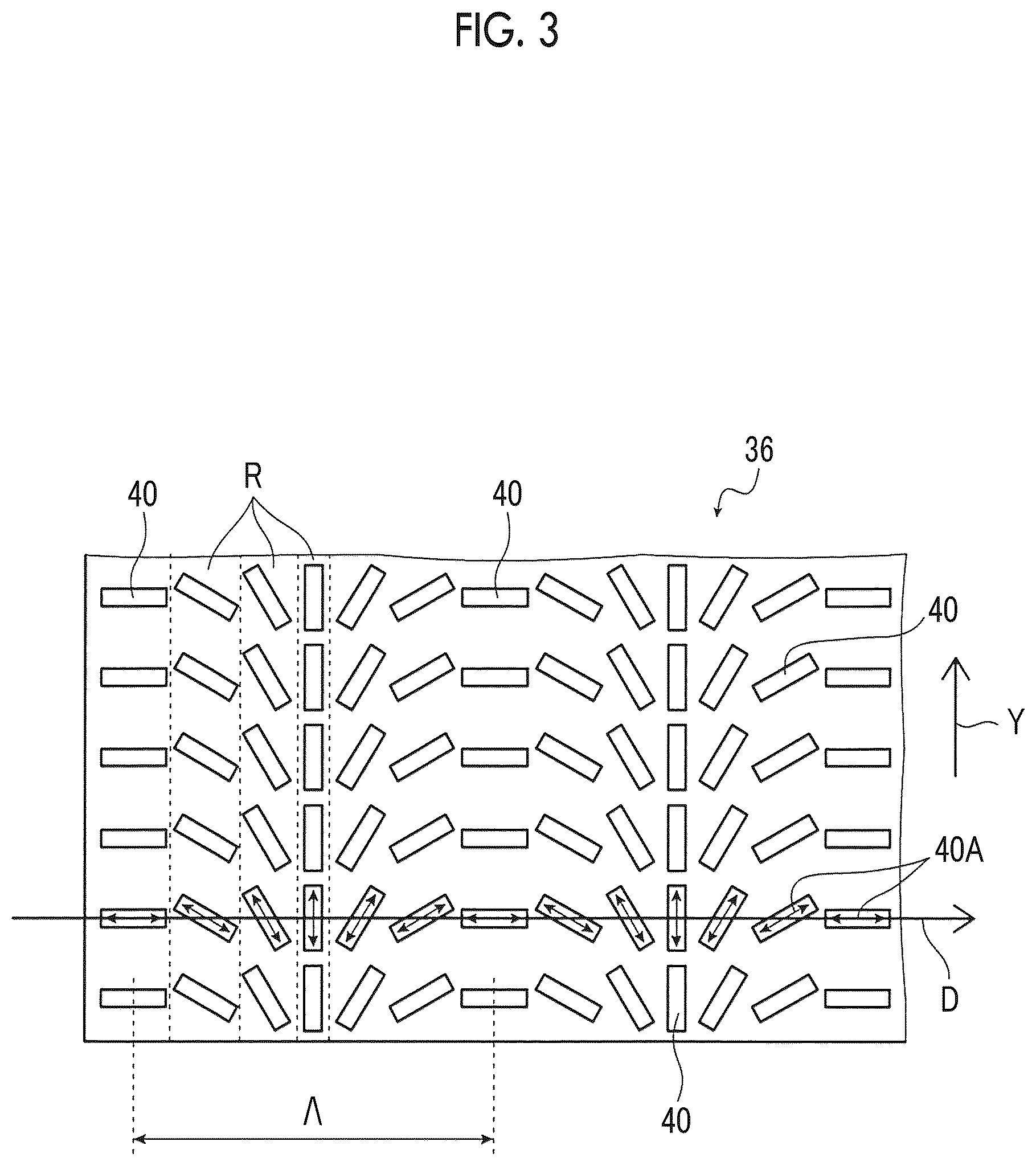 Patent US12619113 Figure 2 – Transmissive liquid crystal diffraction element