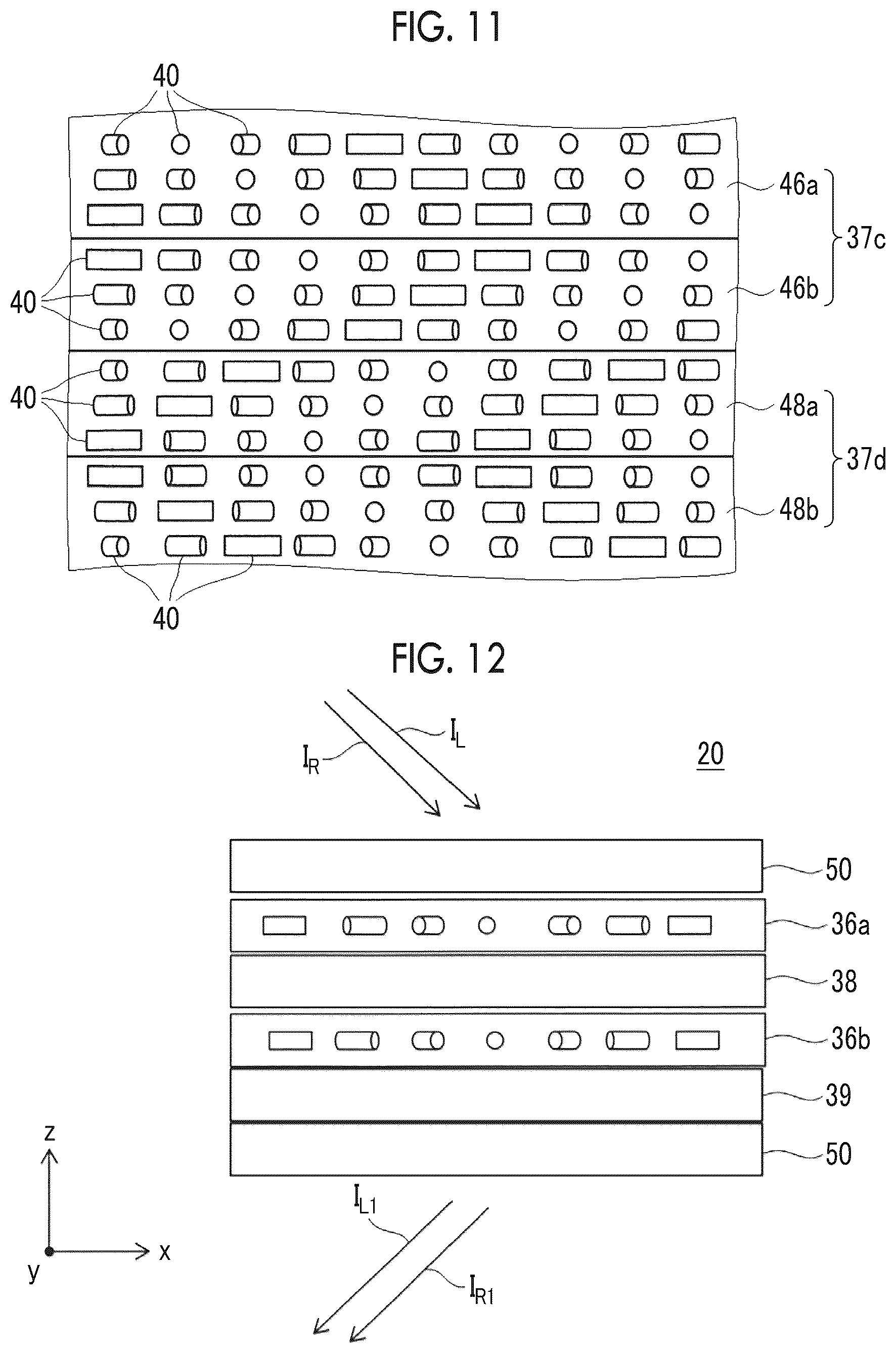Patent US12619113 Figure 8 – Transmissive liquid crystal diffraction element