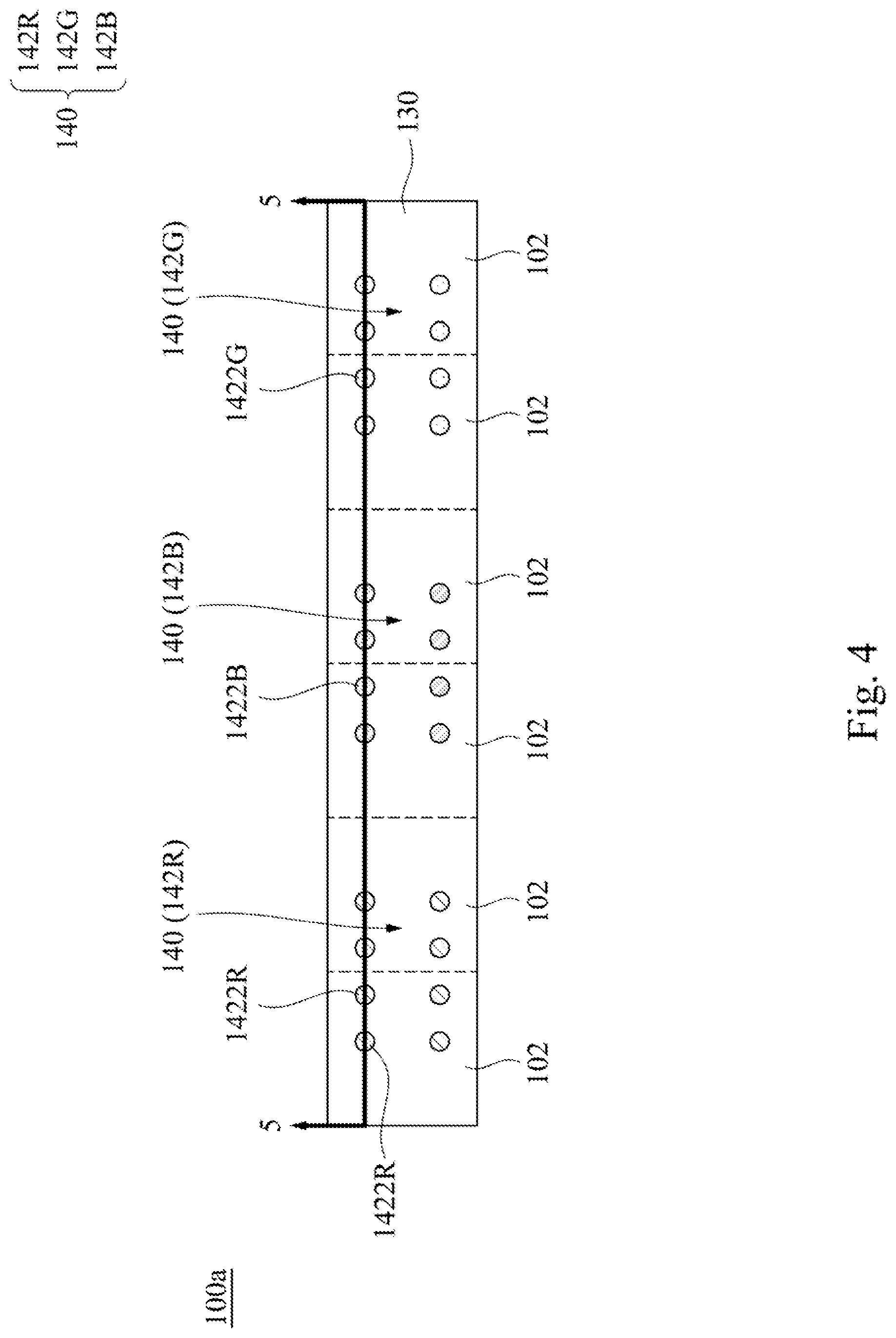 Patent US12619119 Figure 4 – Color electrophoretic display