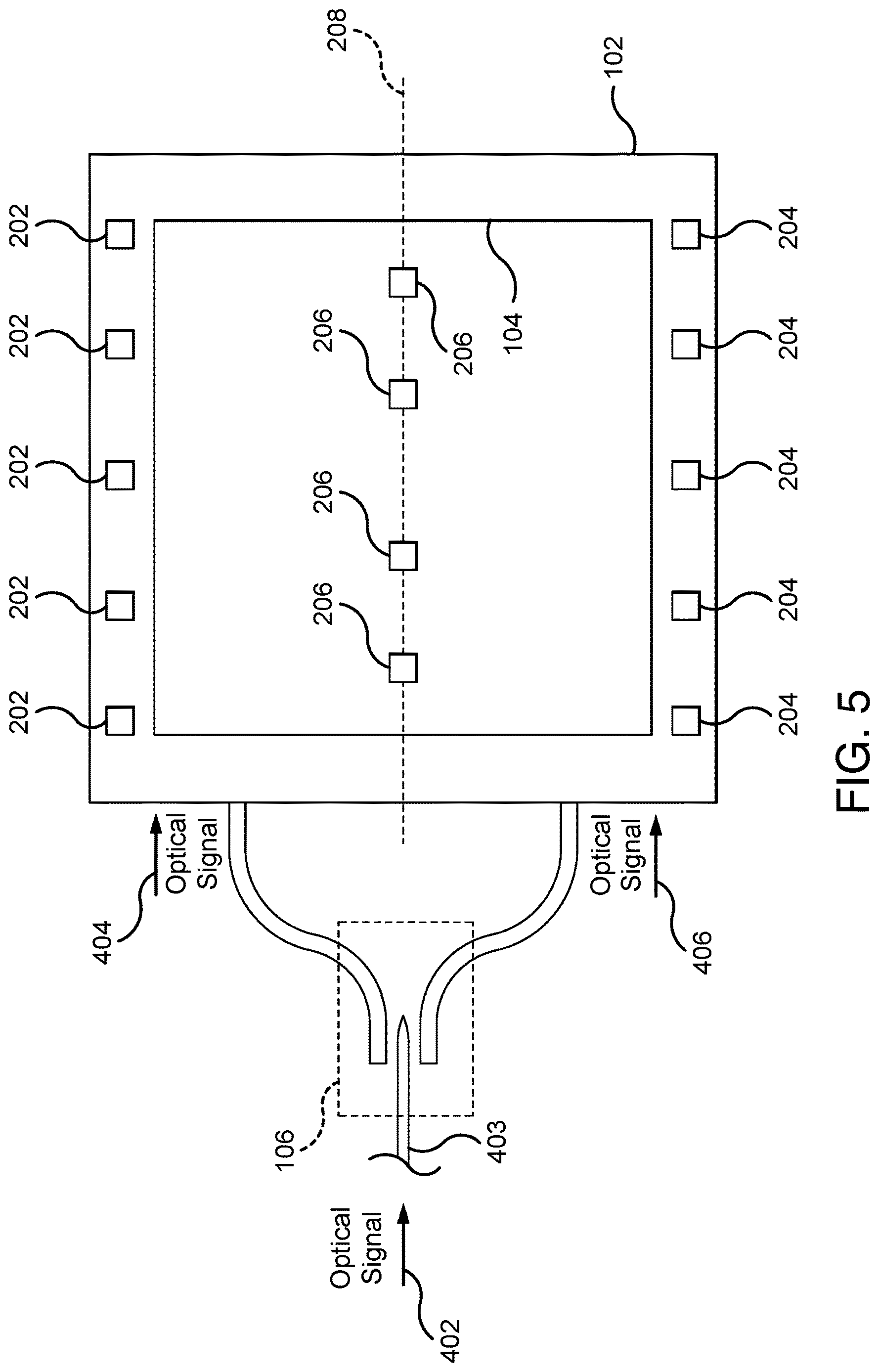 Patent US12619120 Figure 5 – Photodetector with split inputs