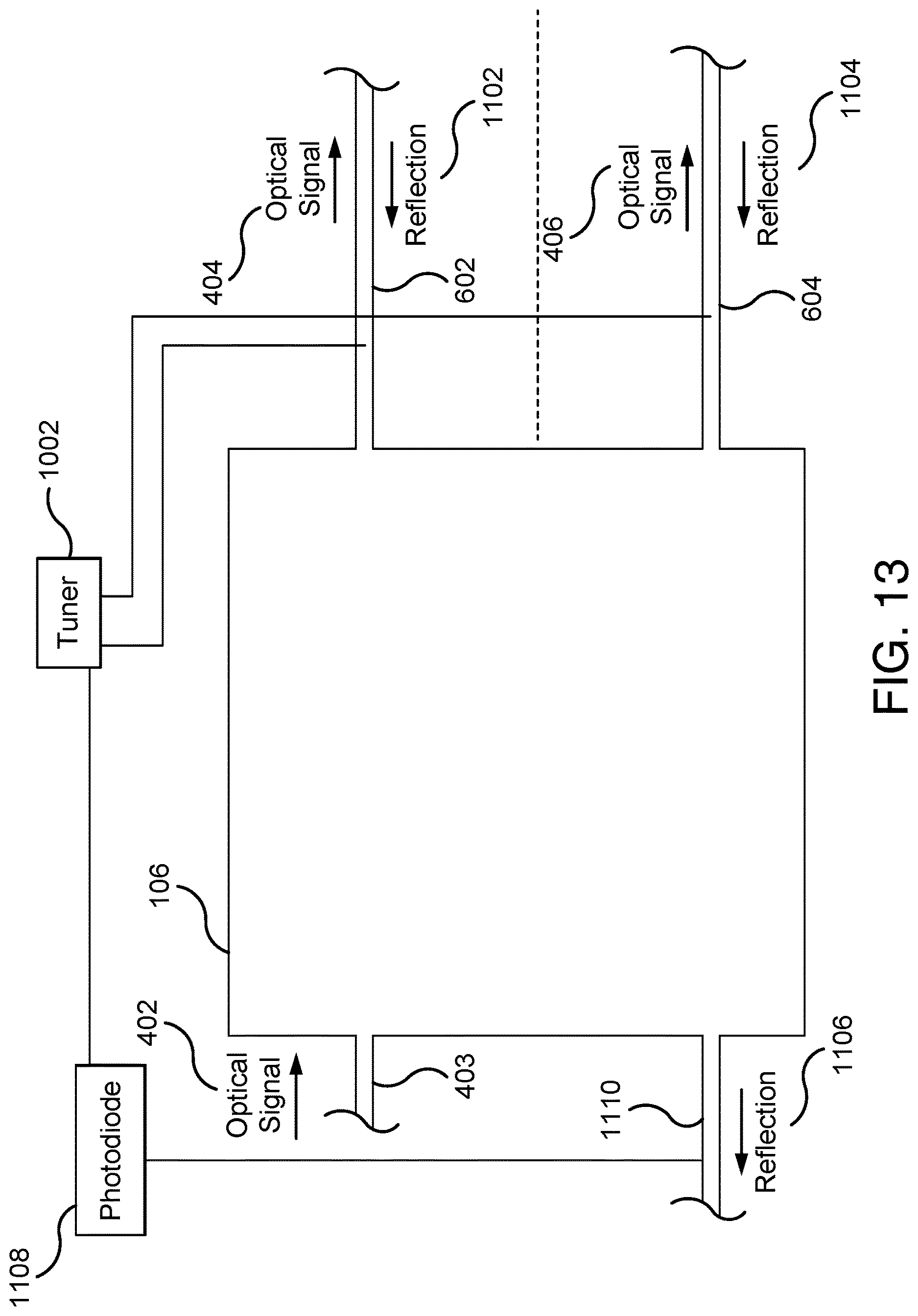 Patent US12619120 Figure 13 – Photodetector with split inputs