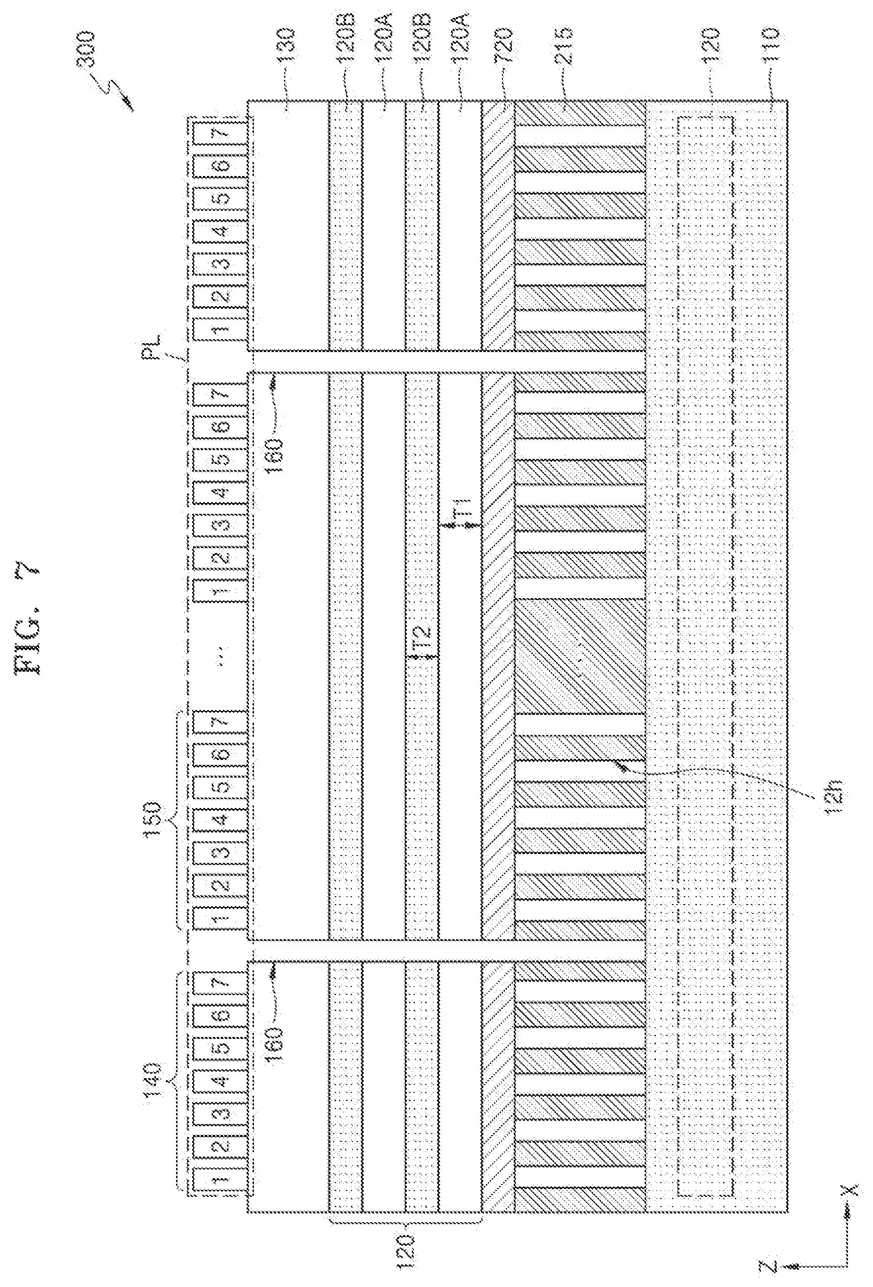Patent US12619122 Figure 7 – Spatial light modulators, methods of operating and manufacturing the same, and apparatus including spatial light modulator