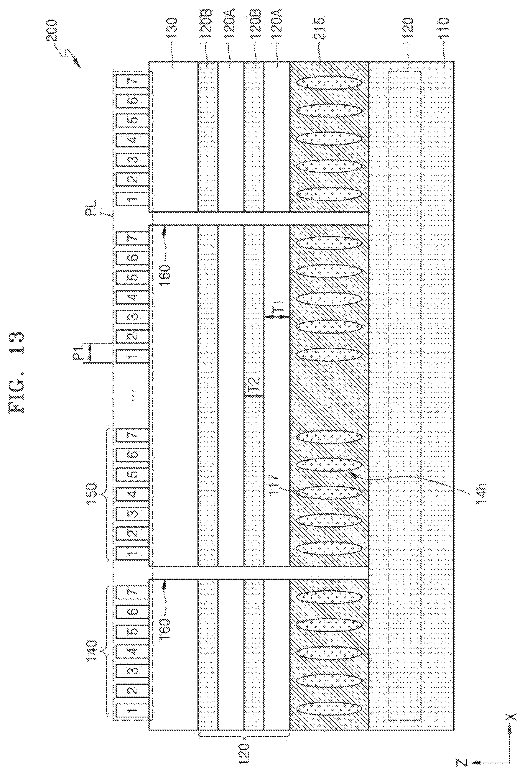Patent US12619122 Figure 13 – Spatial light modulators, methods of operating and manufacturing the same, and apparatus including spatial light modulator