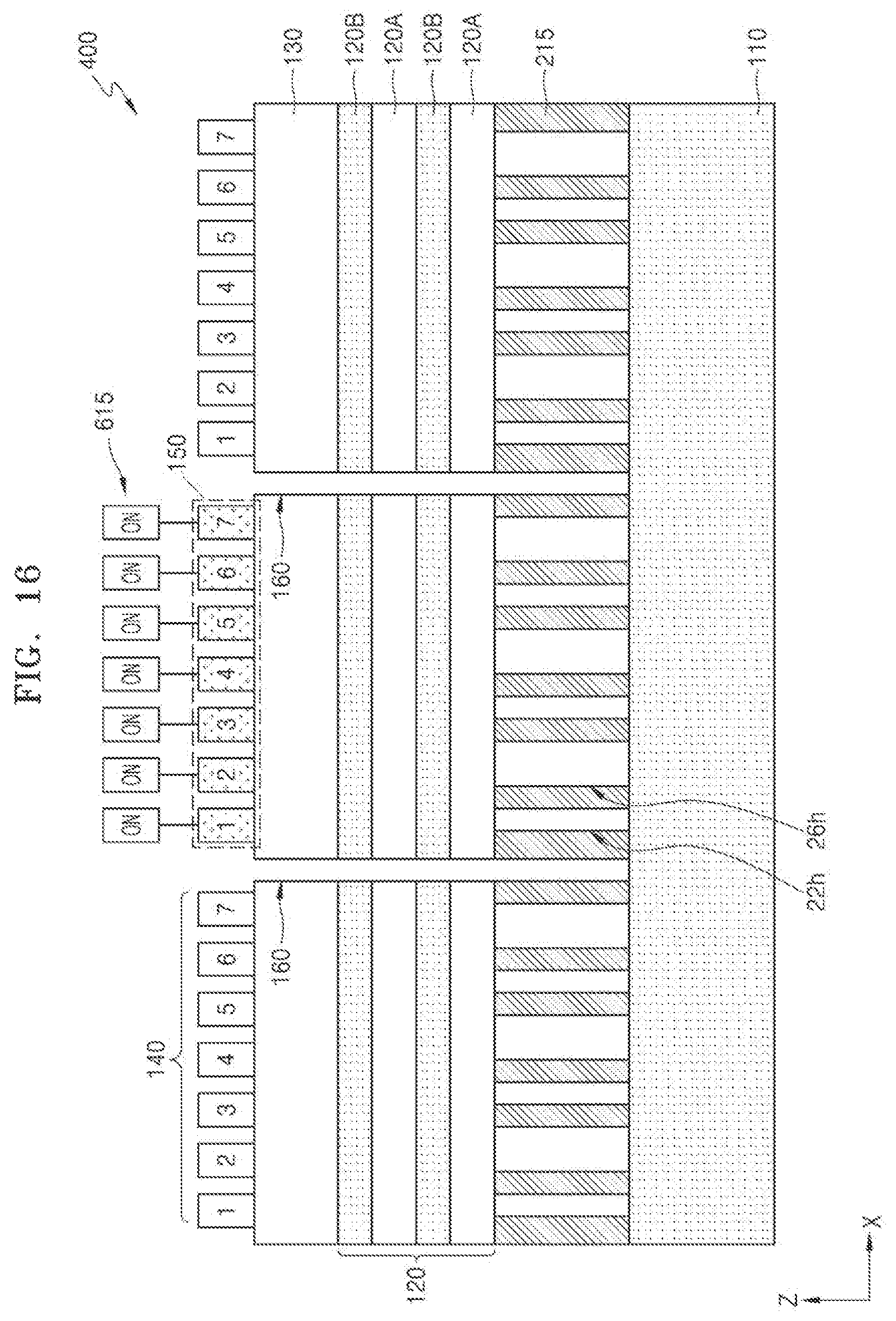 Patent US12619122 Figure 16 – Spatial light modulators, methods of operating and manufacturing the same, and apparatus including spatial light modulator