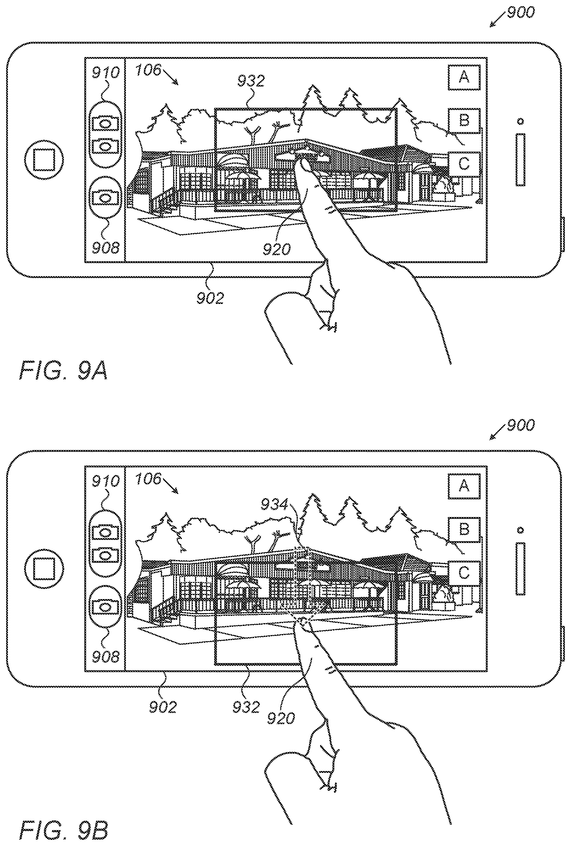 Patent US12619126 Figure 9 – Dual-aperture zoom digital camera with automatic adjustable tele field of view