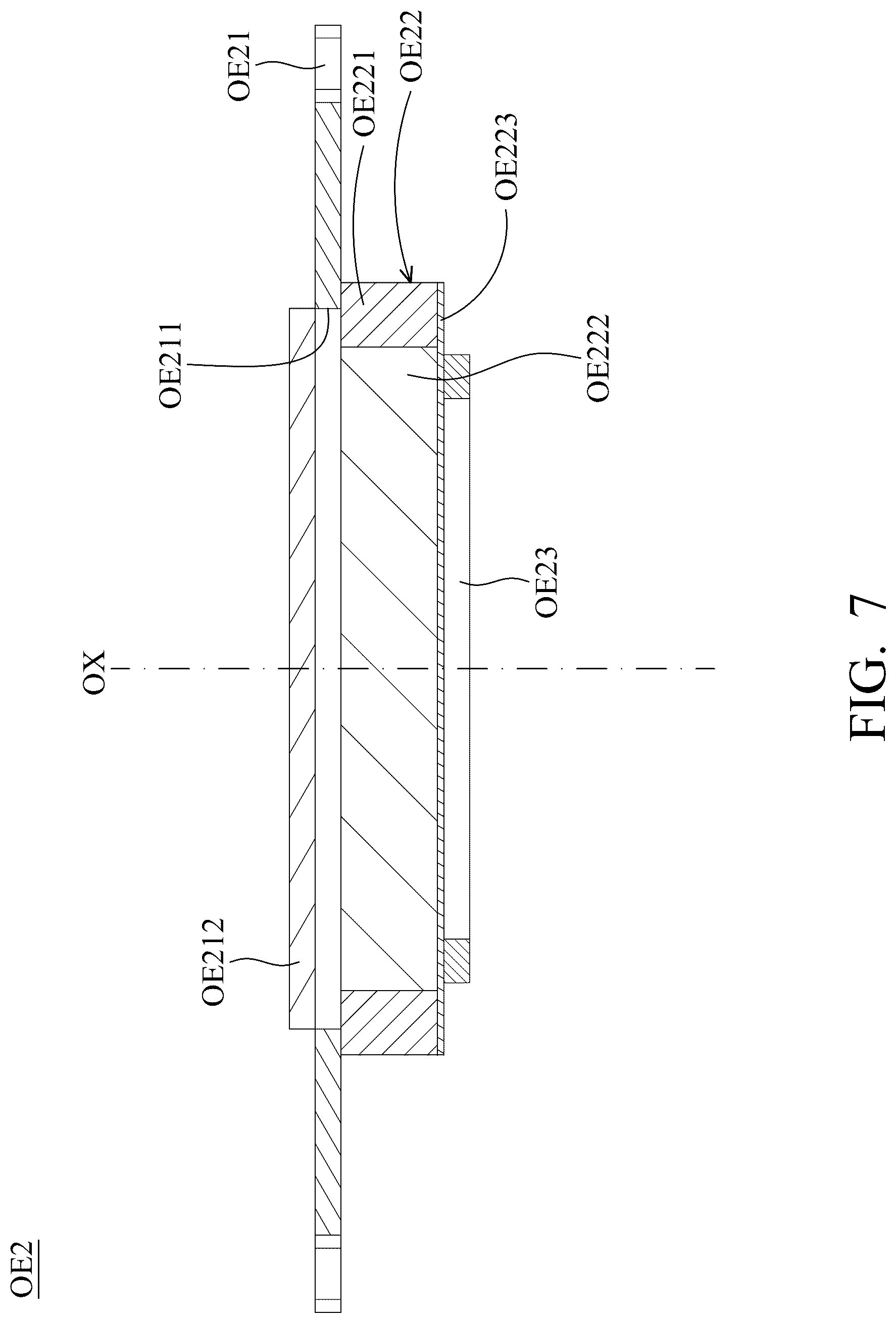 Patent US12619127 Figure 7 – Optical element driving mechanism