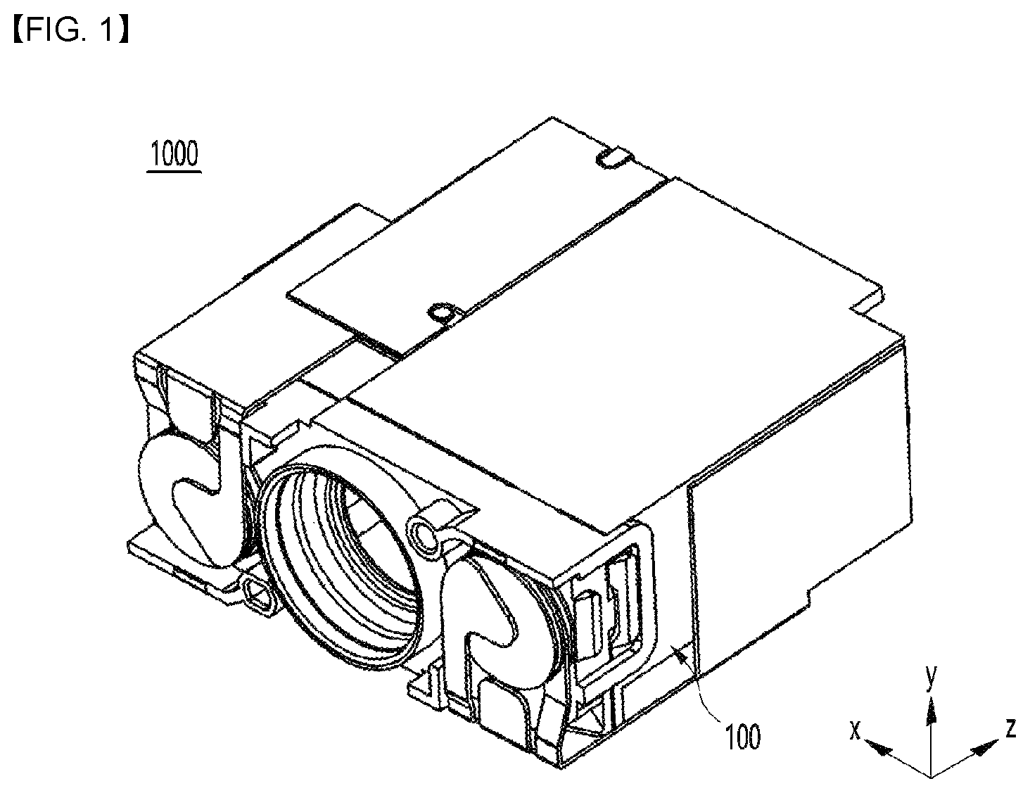 Patent US12619128 Figure 1 – Camera actuator and camera module including same