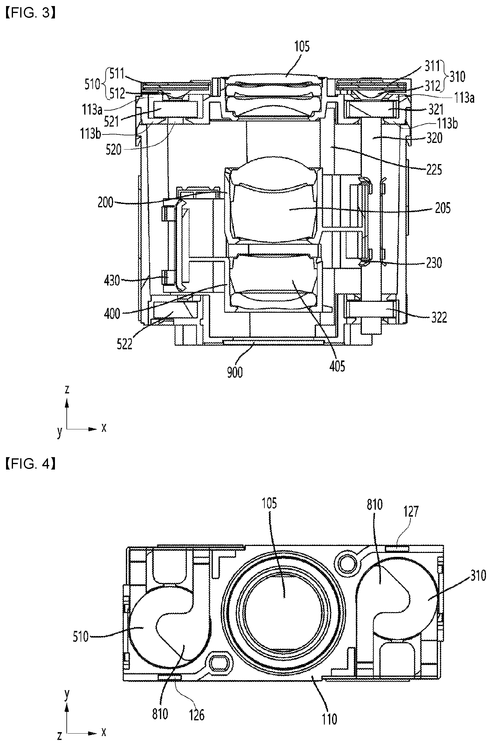 Patent US12619128 Figure 3 – Camera actuator and camera module including same