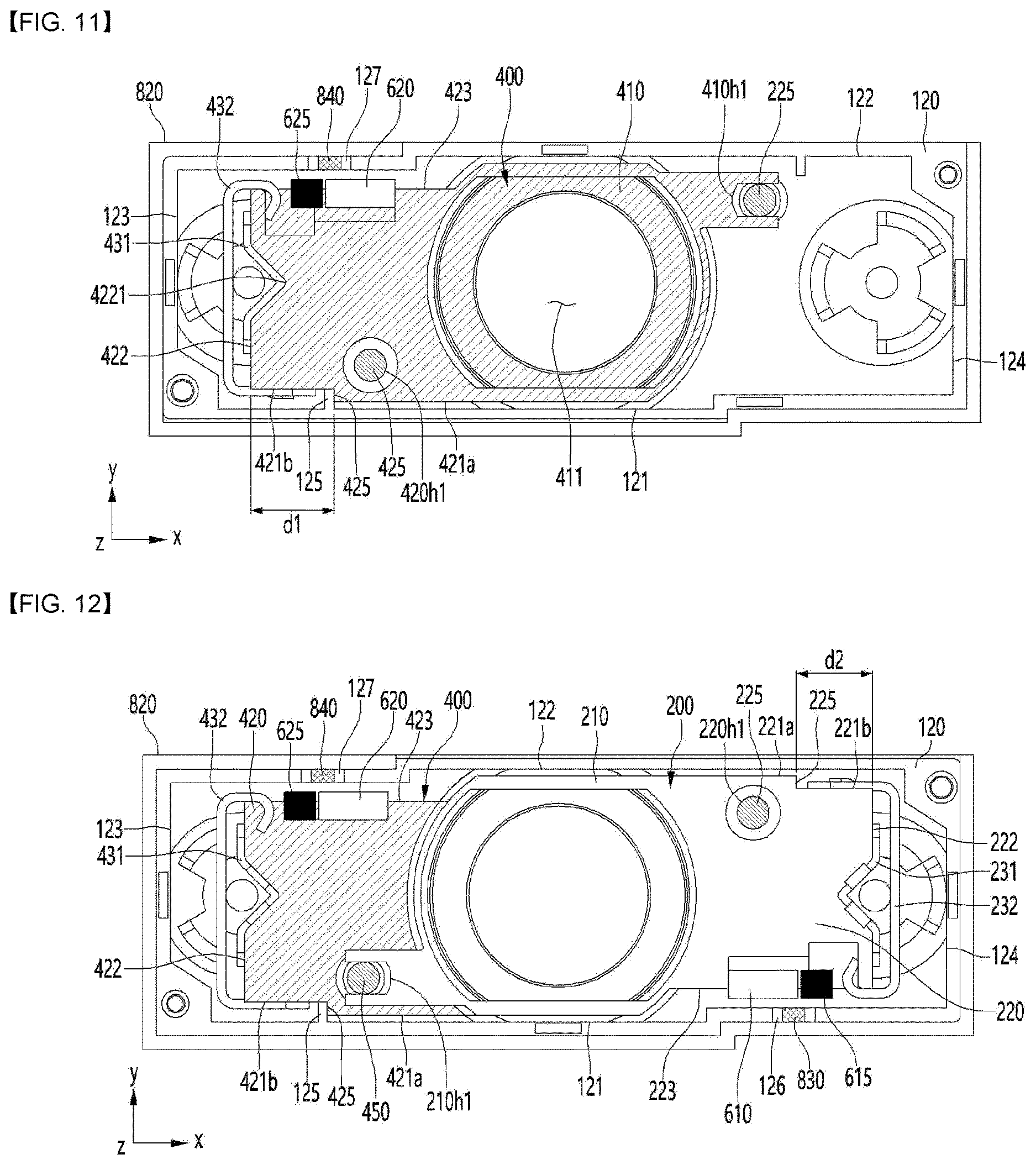 Patent US12619128 Figure 8 – Camera actuator and camera module including same