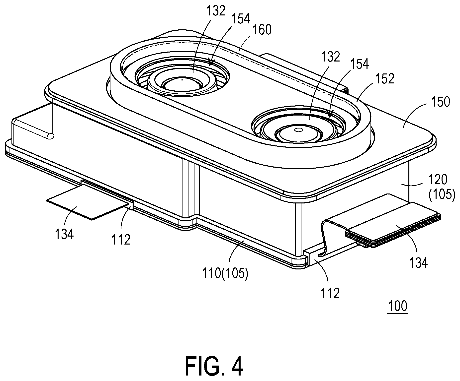 Patent US12619129 Figure 4 – Camera module and method for assembling the same