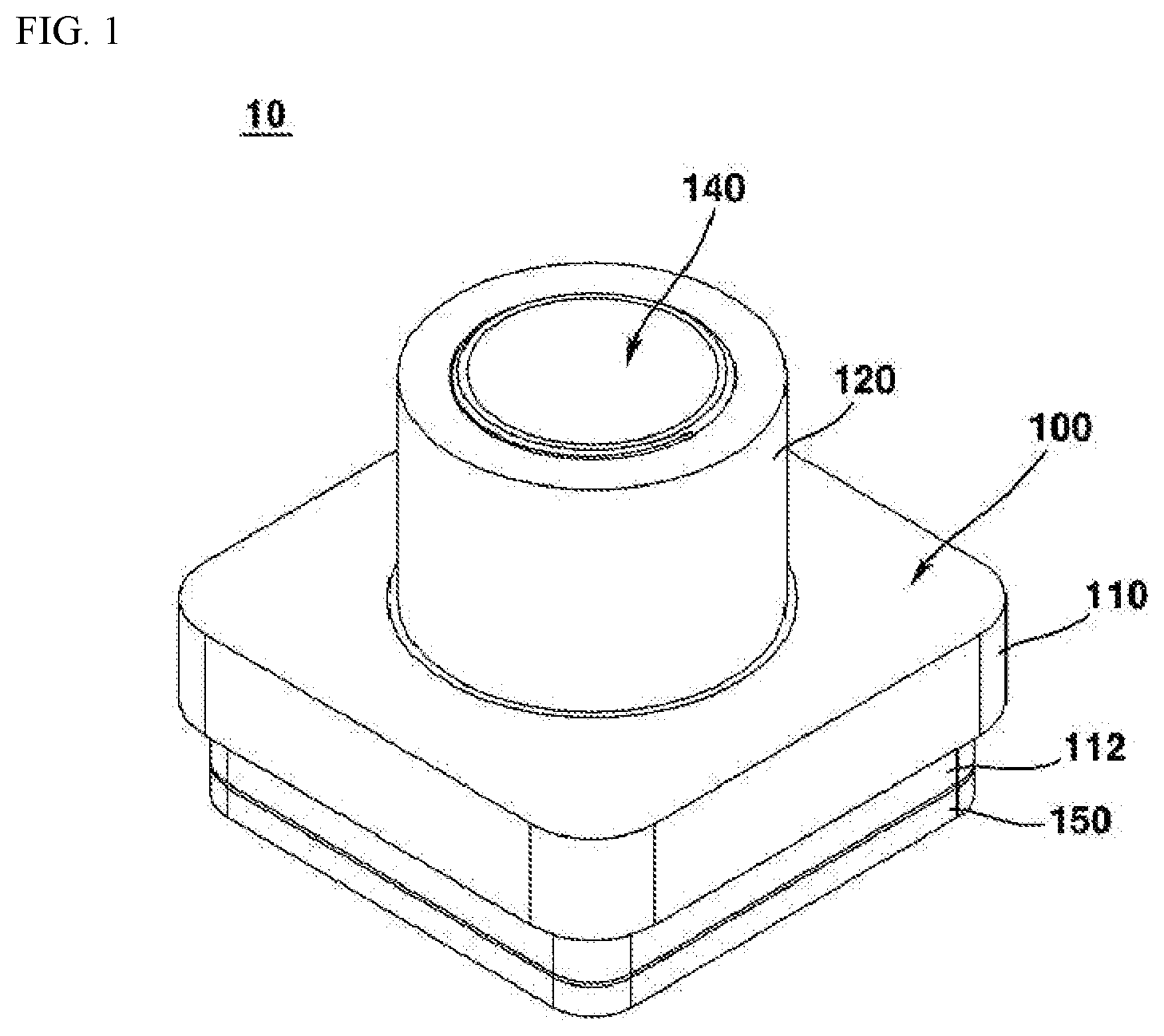 Patent US12619130 Figure 1 – Camera module