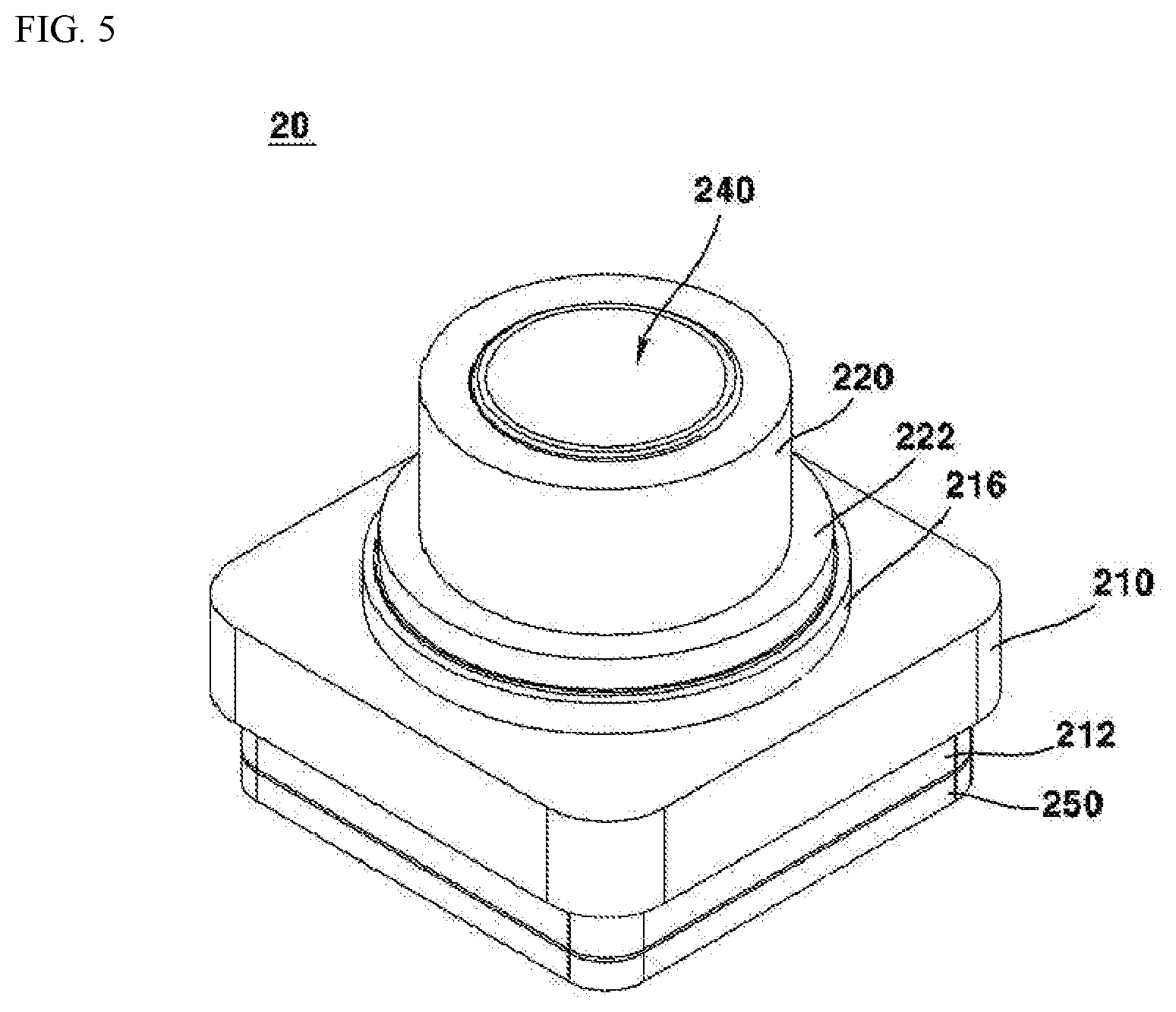 Patent US12619130 Figure 5 – Camera module