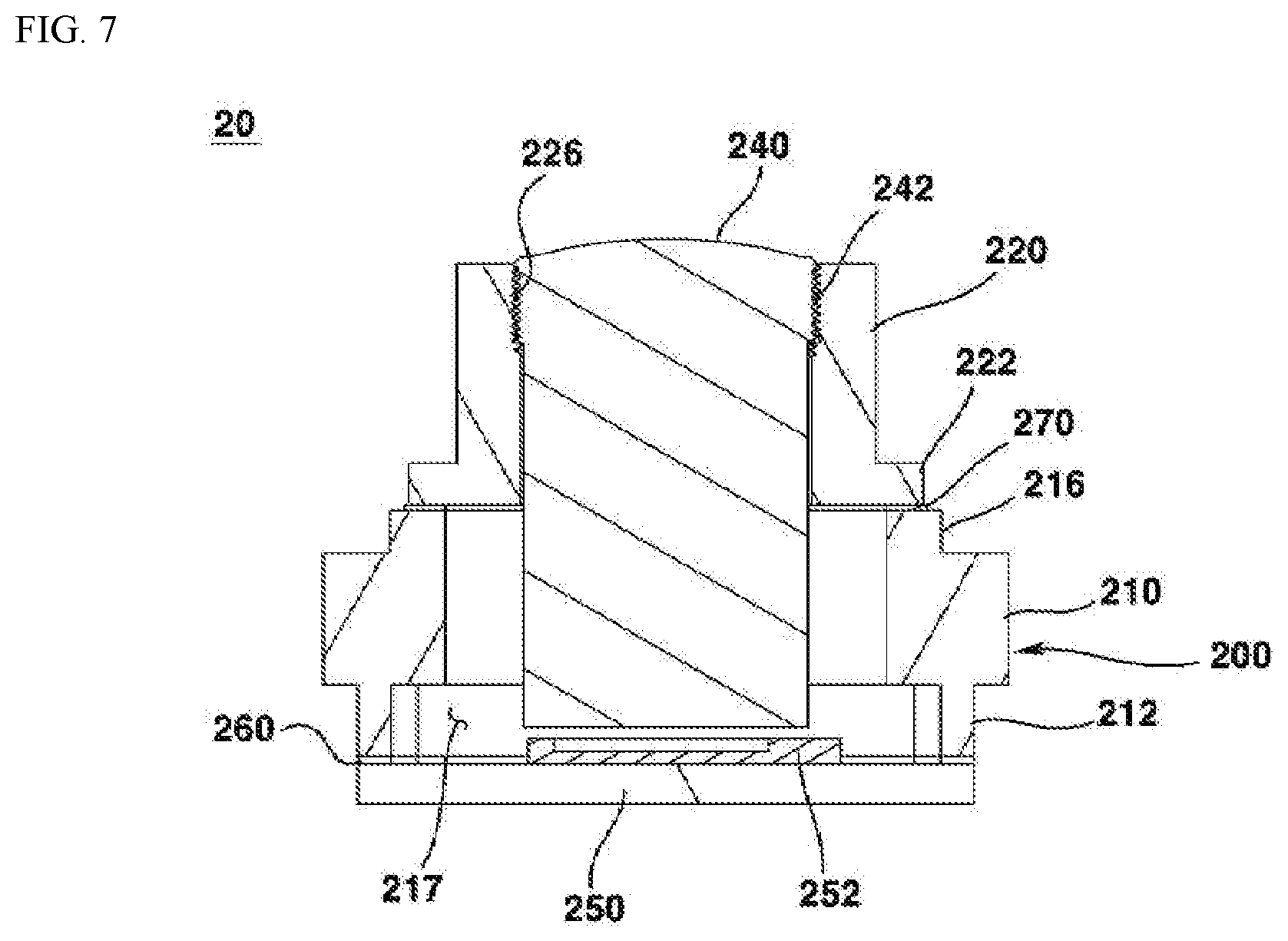 Patent US12619130 Figure 7 – Camera module