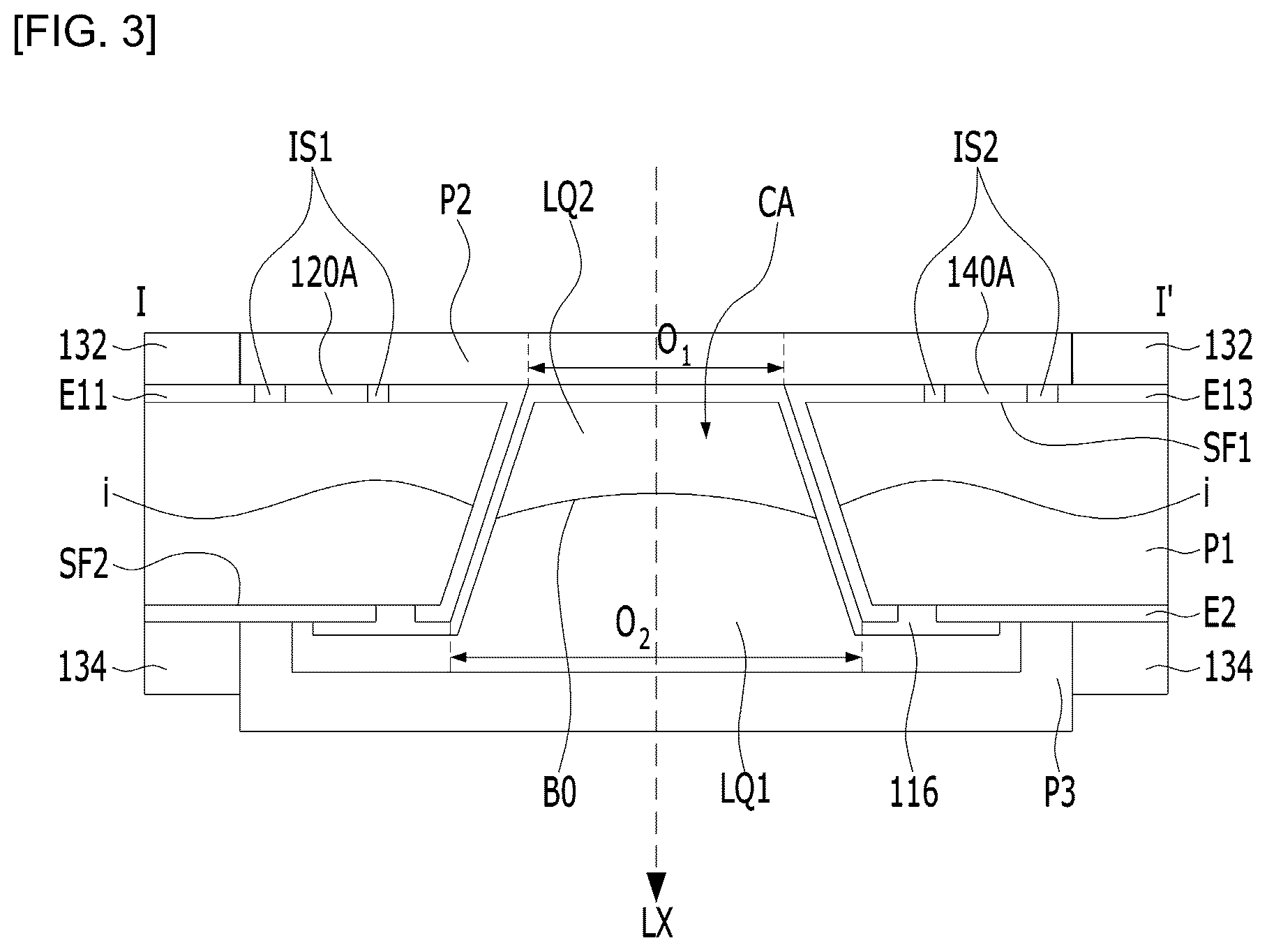 Patent US12619131 Figure 3 – Camera module including liquid lens and control method thereof