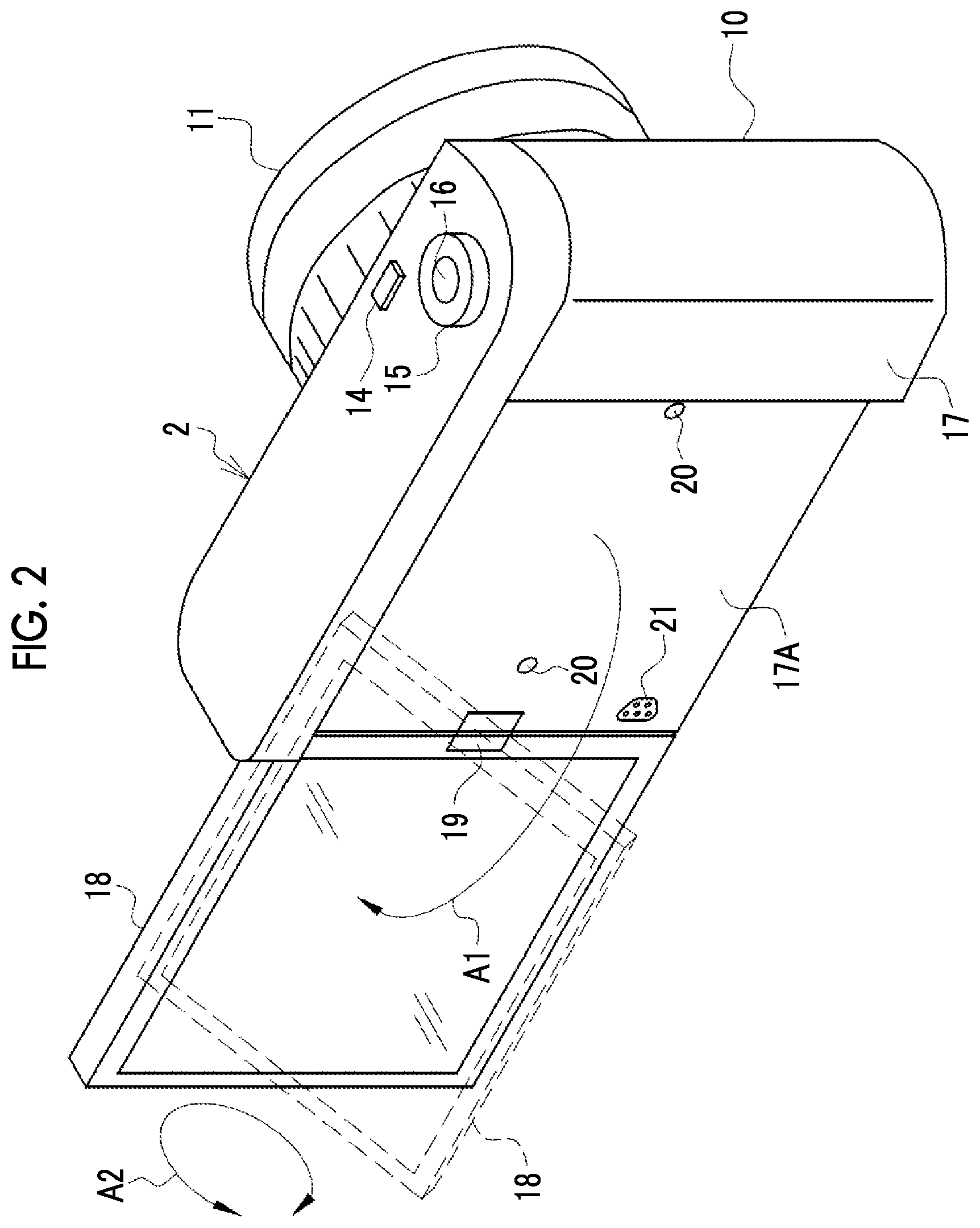 Patent US12619132 Figure 2 – Cooling device and electronic apparatus system