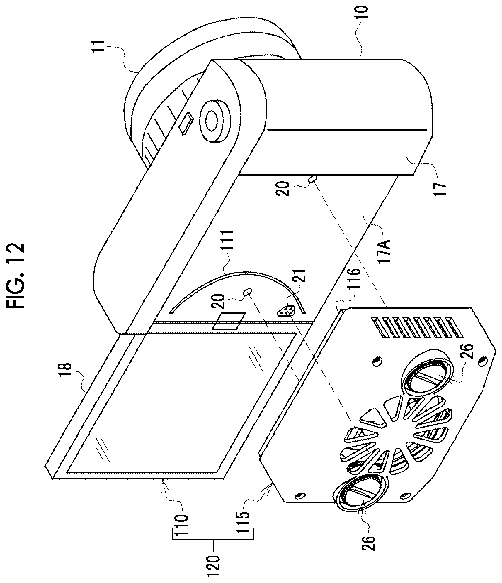 Patent US12619132 Figure 10 – Cooling device and electronic apparatus system