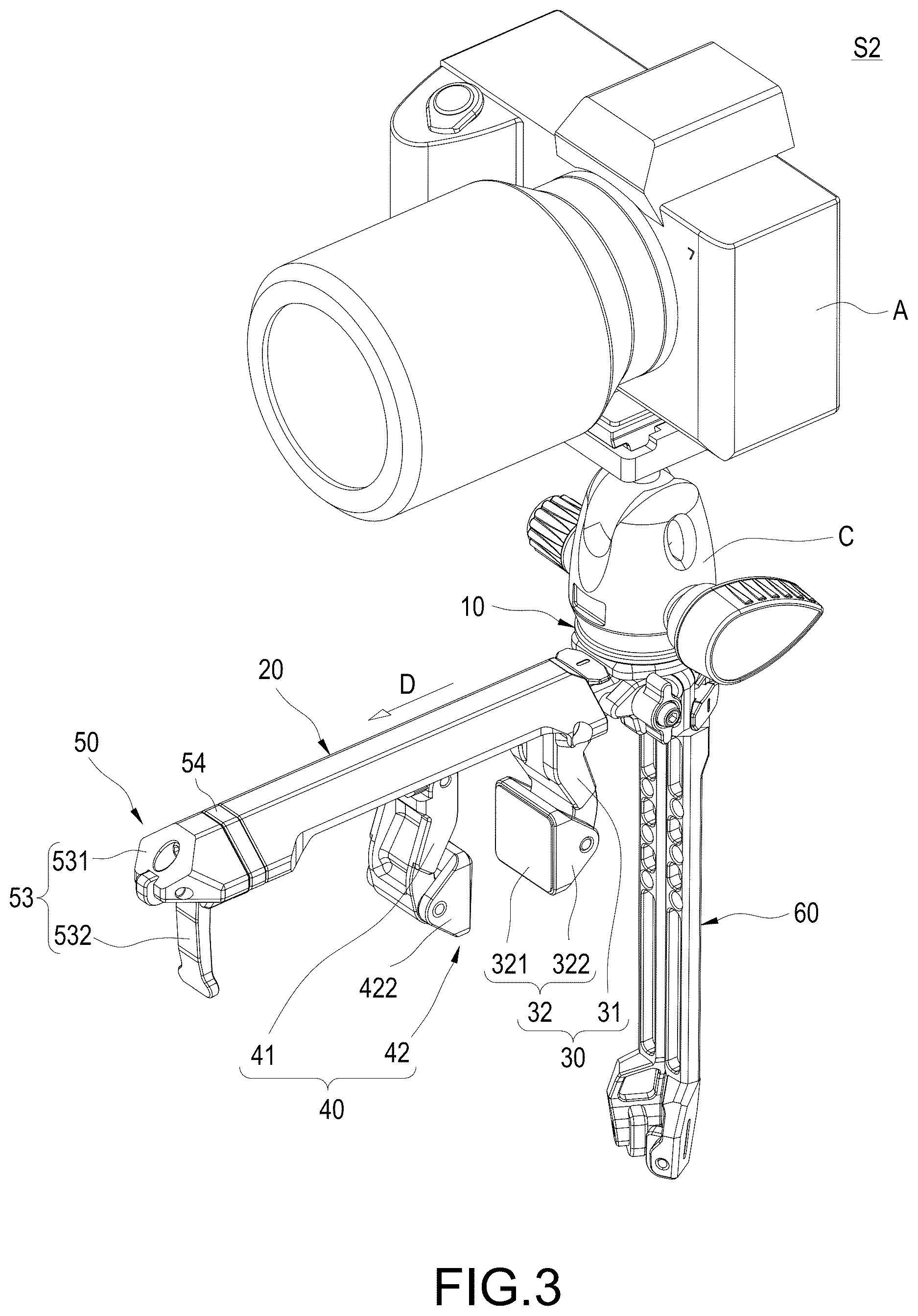 Patent US12619135 Figure 3 – Photograph device holder