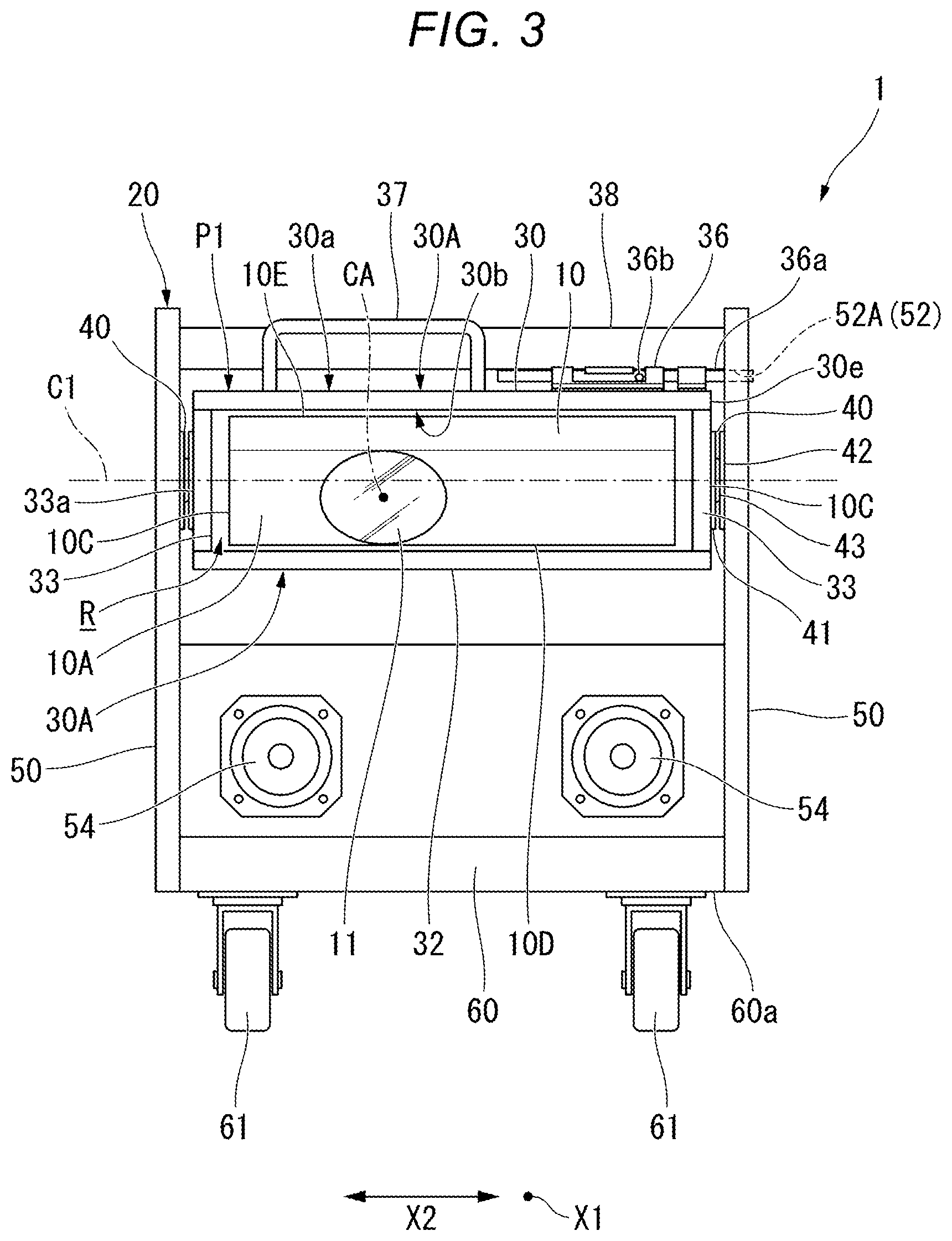 Patent US12619136 Figure 3 – Display apparatus supporting stand and projection system