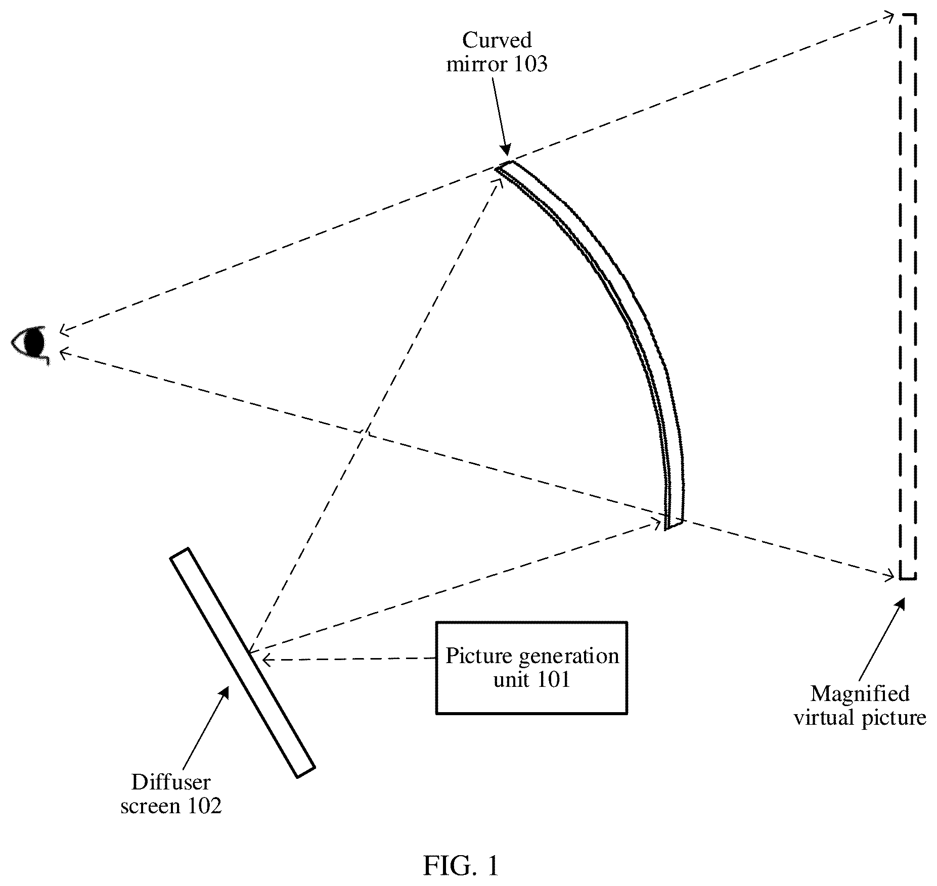 Patent US12619137 — Display system — Figure 1
