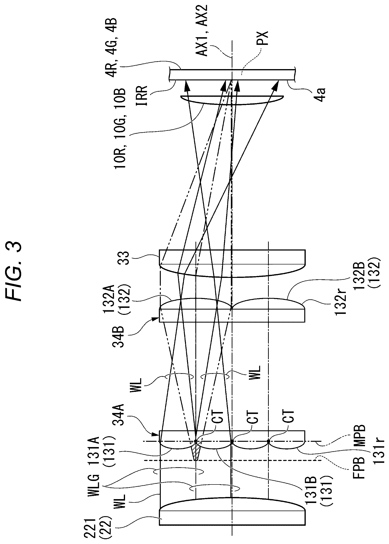 Patent US12619138 Figure 3 – Illuminator and projector