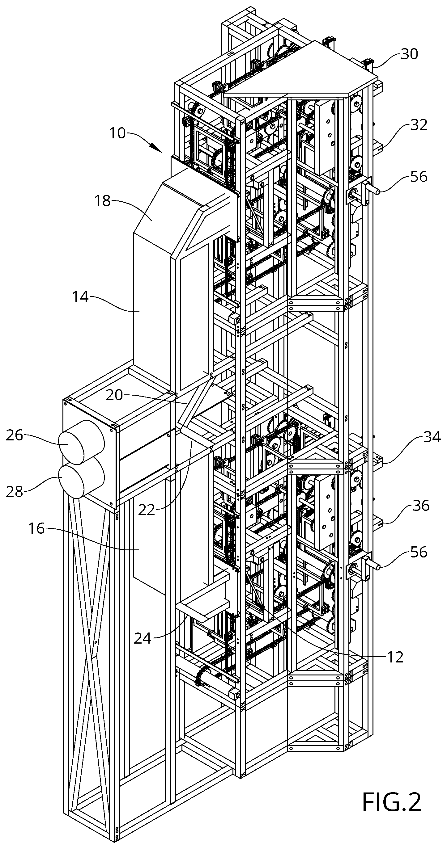 Patent US12619139 Figure 2 – Projector assembly