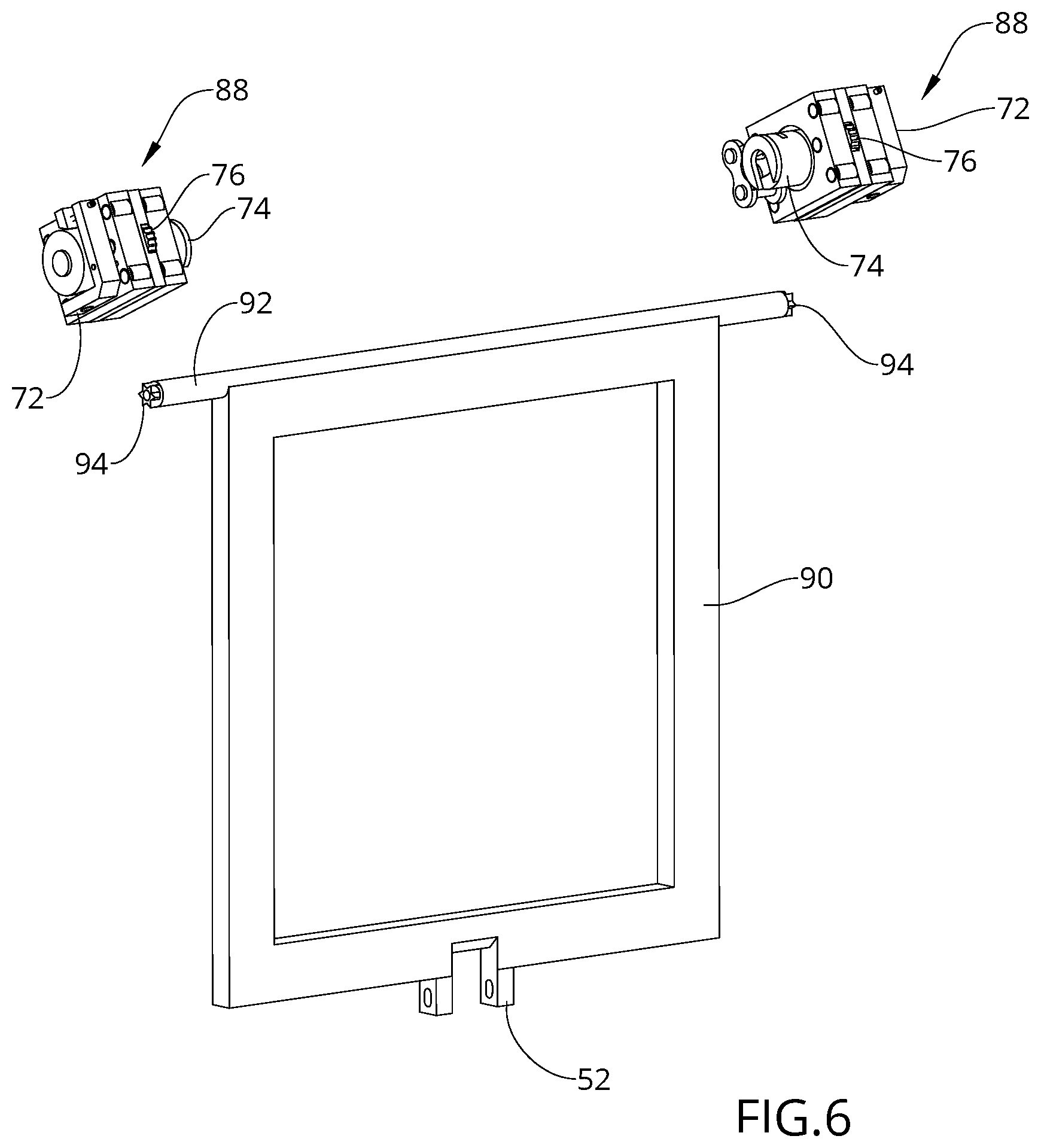 Patent US12619139 Figure 6 – Projector assembly